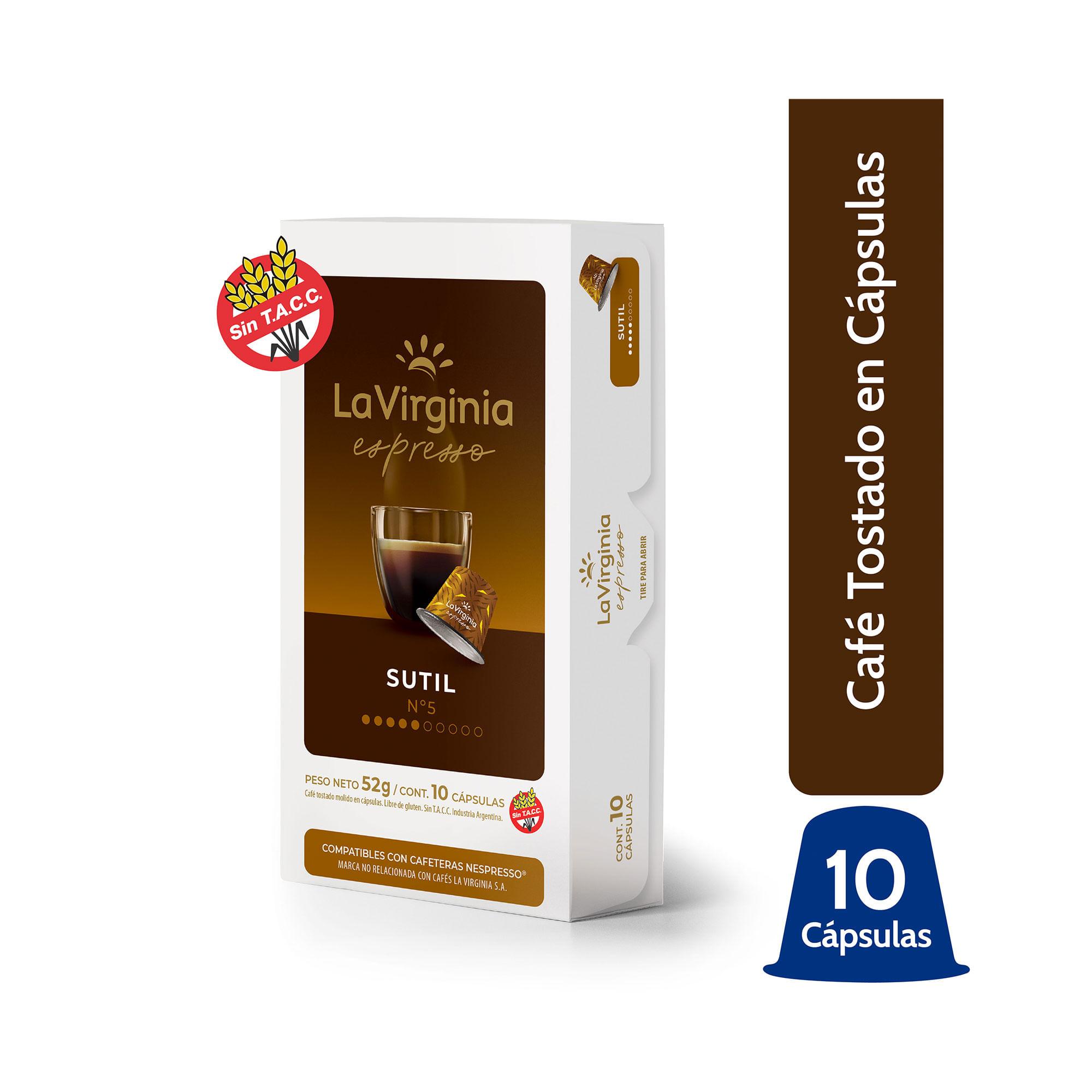 CAPSULA ESPRESSO SUTIL LA VIRGINIA x12uni