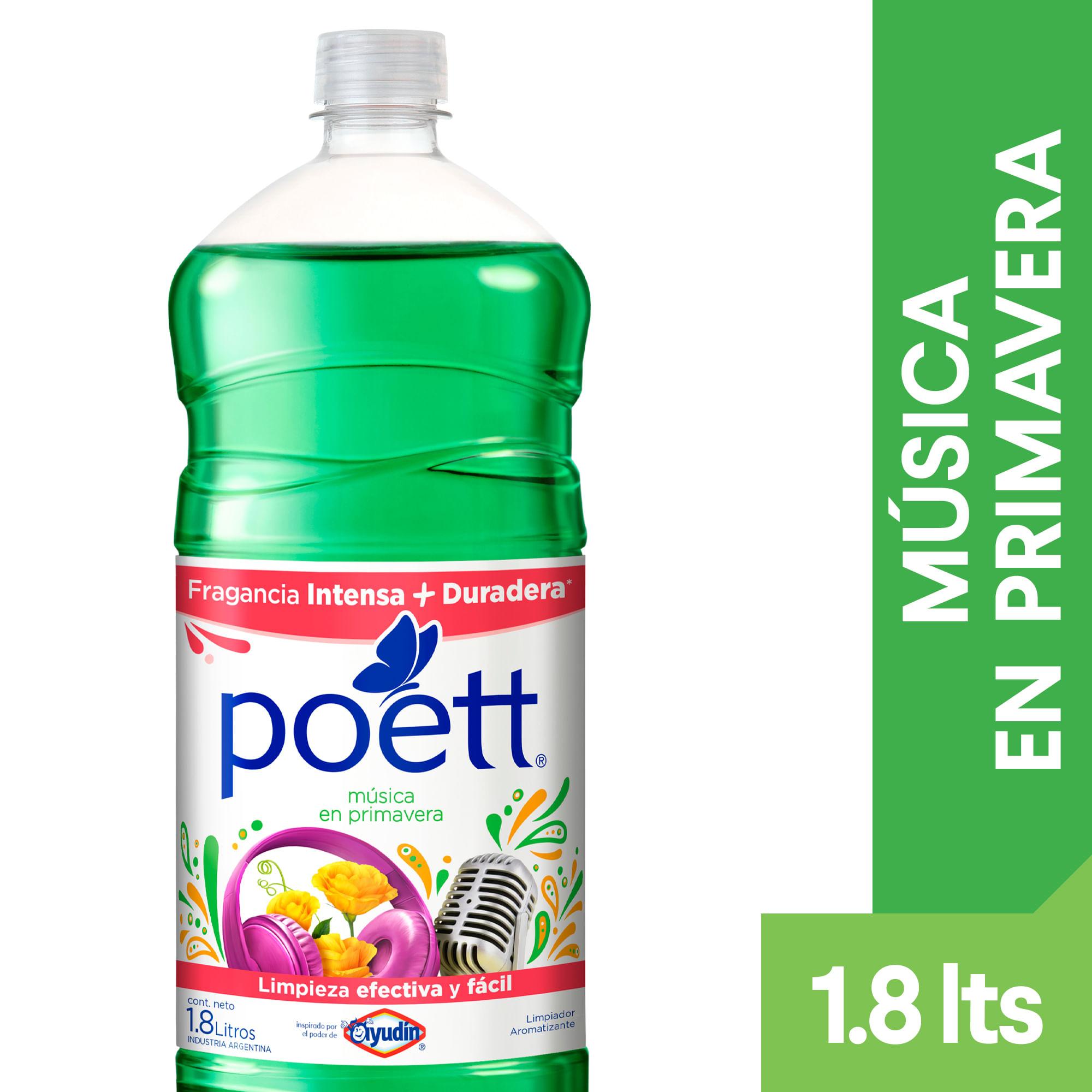 LIMPIADOR LIQUIDO MUSICA PRIMAVERA POETT x1.8ml