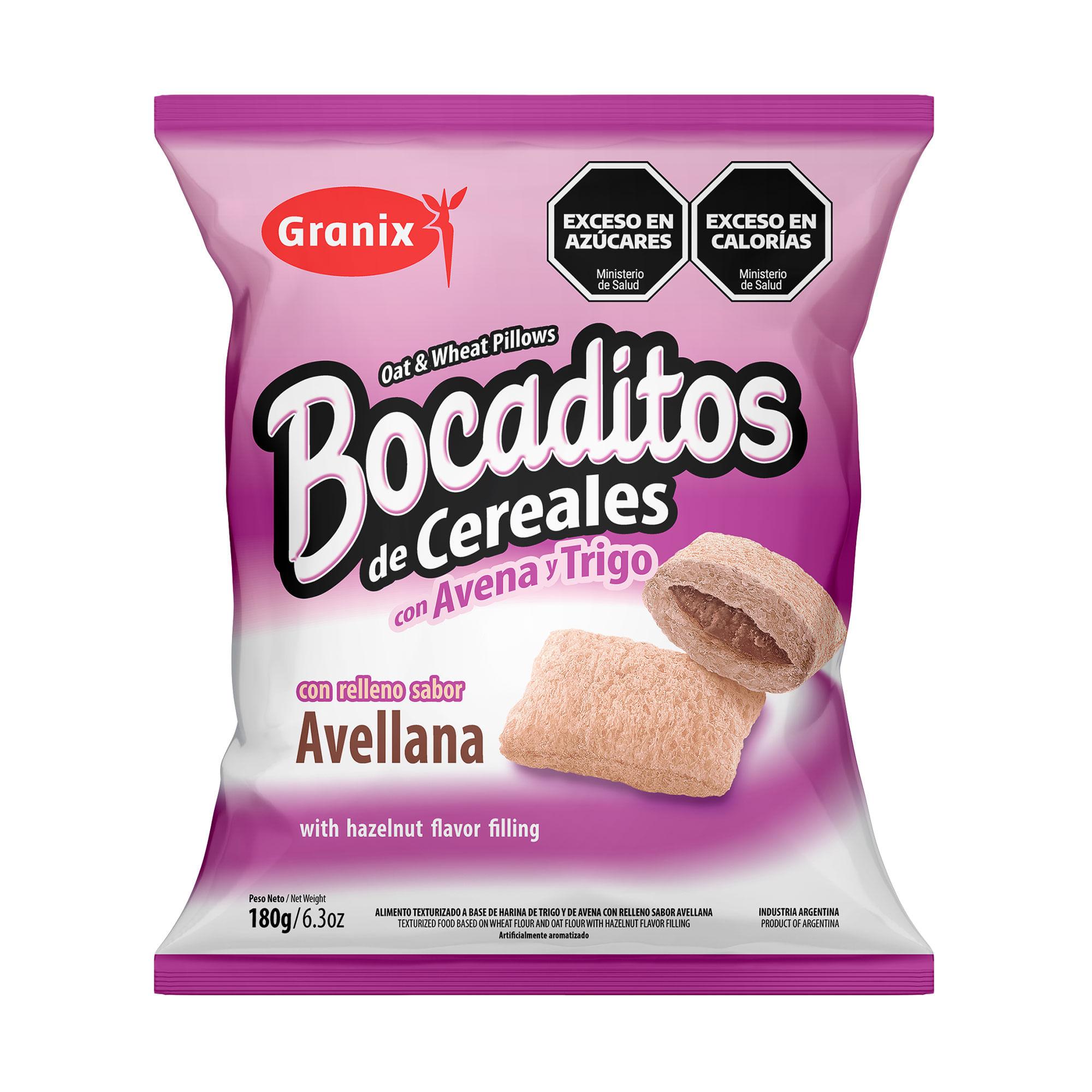 BOCADITO CEREAL AVELLANA GRANIX x180grs