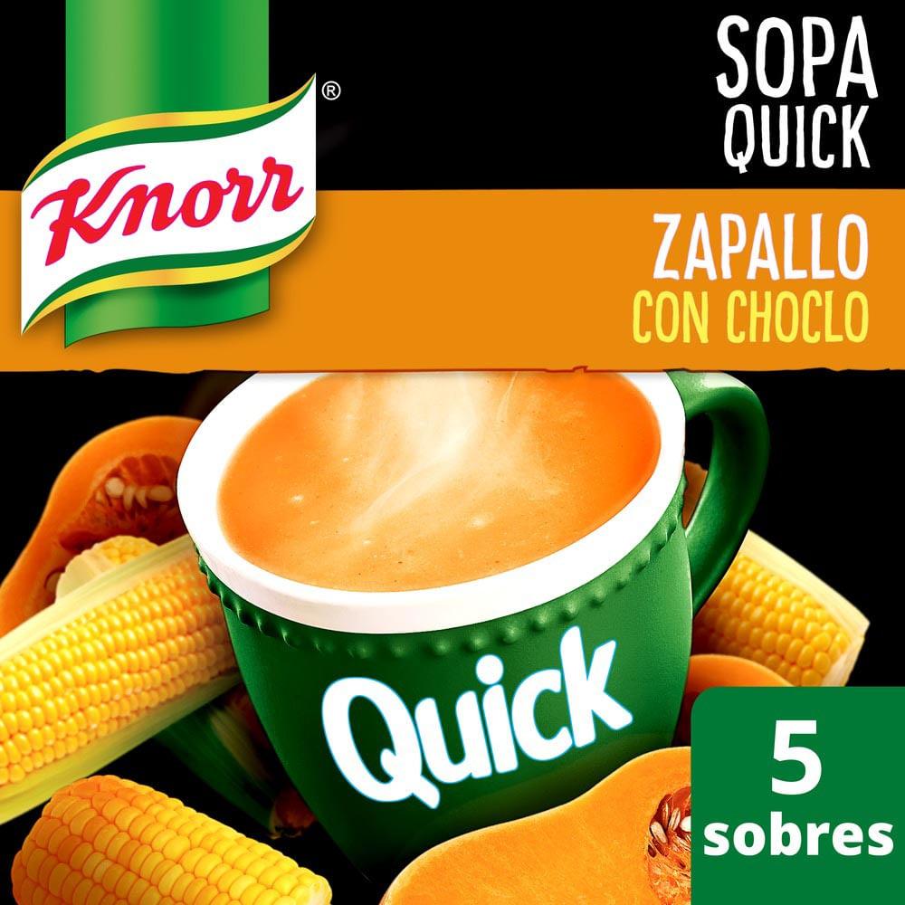 SOPAS QUICK ZAPALLO C/CHOCLO KNORR x 5u