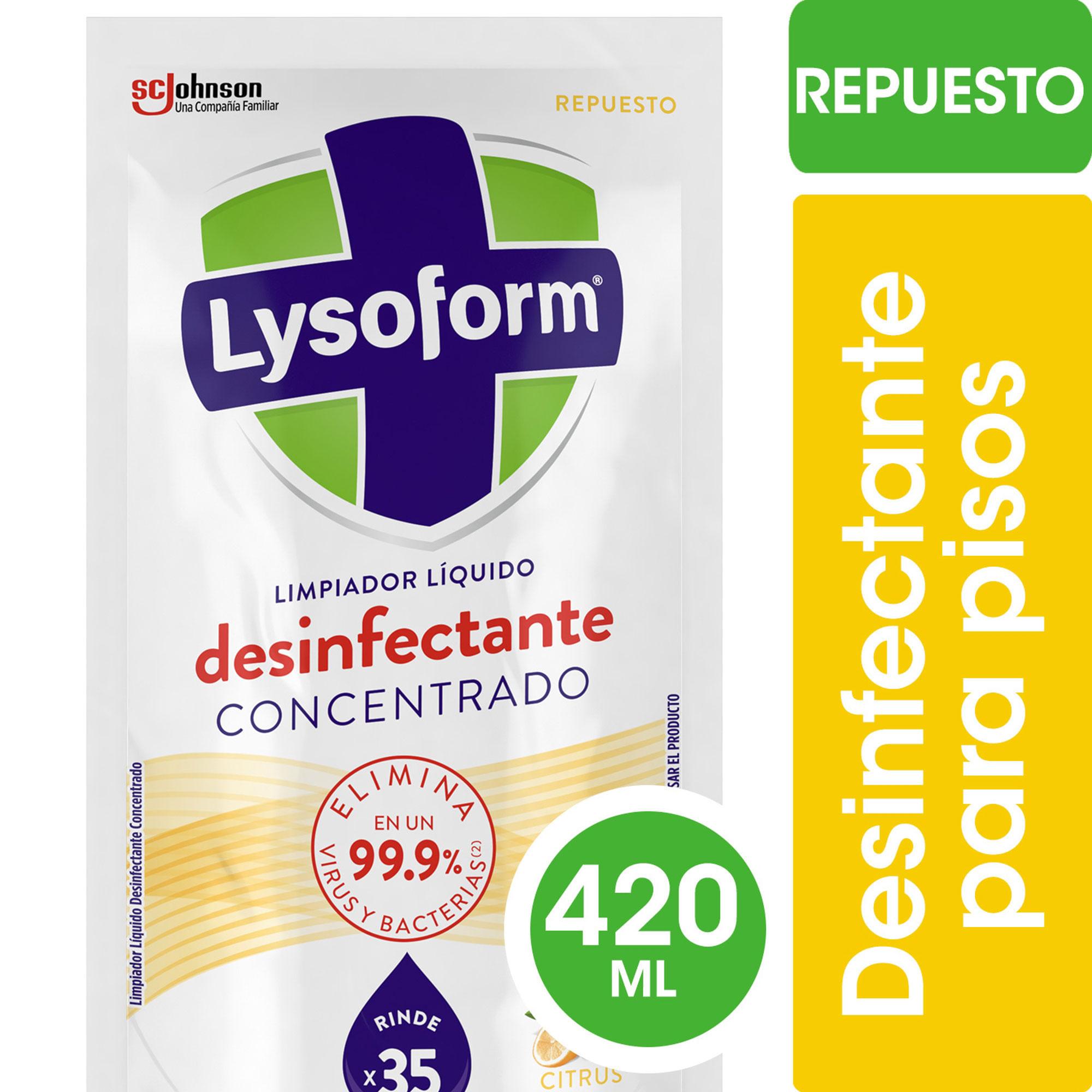 LIMPIADOR LIQUIDO CITRICO LYSOFORM DP x420ml