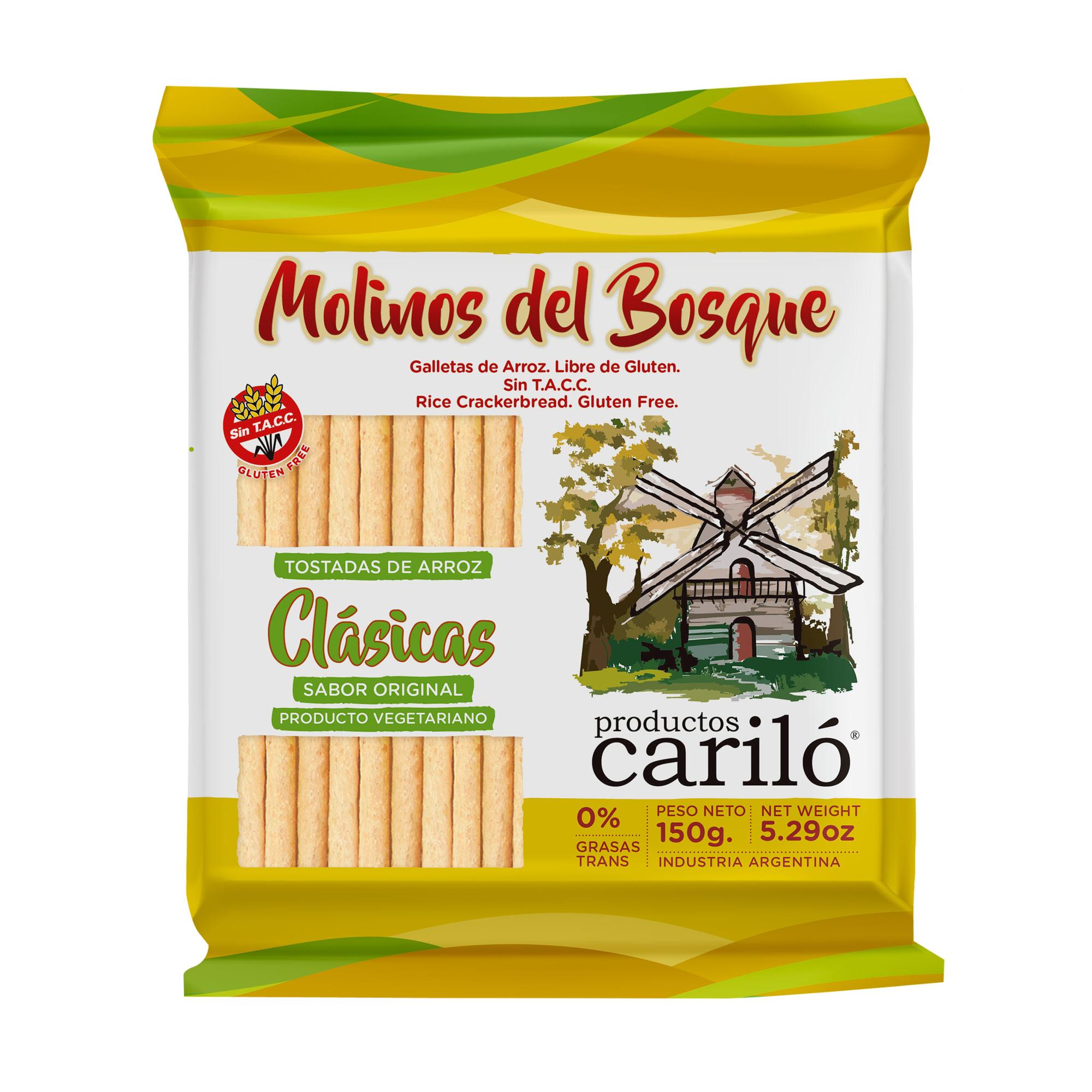 GALLETA DE ARROZ CLASICA CARILO X150GRS