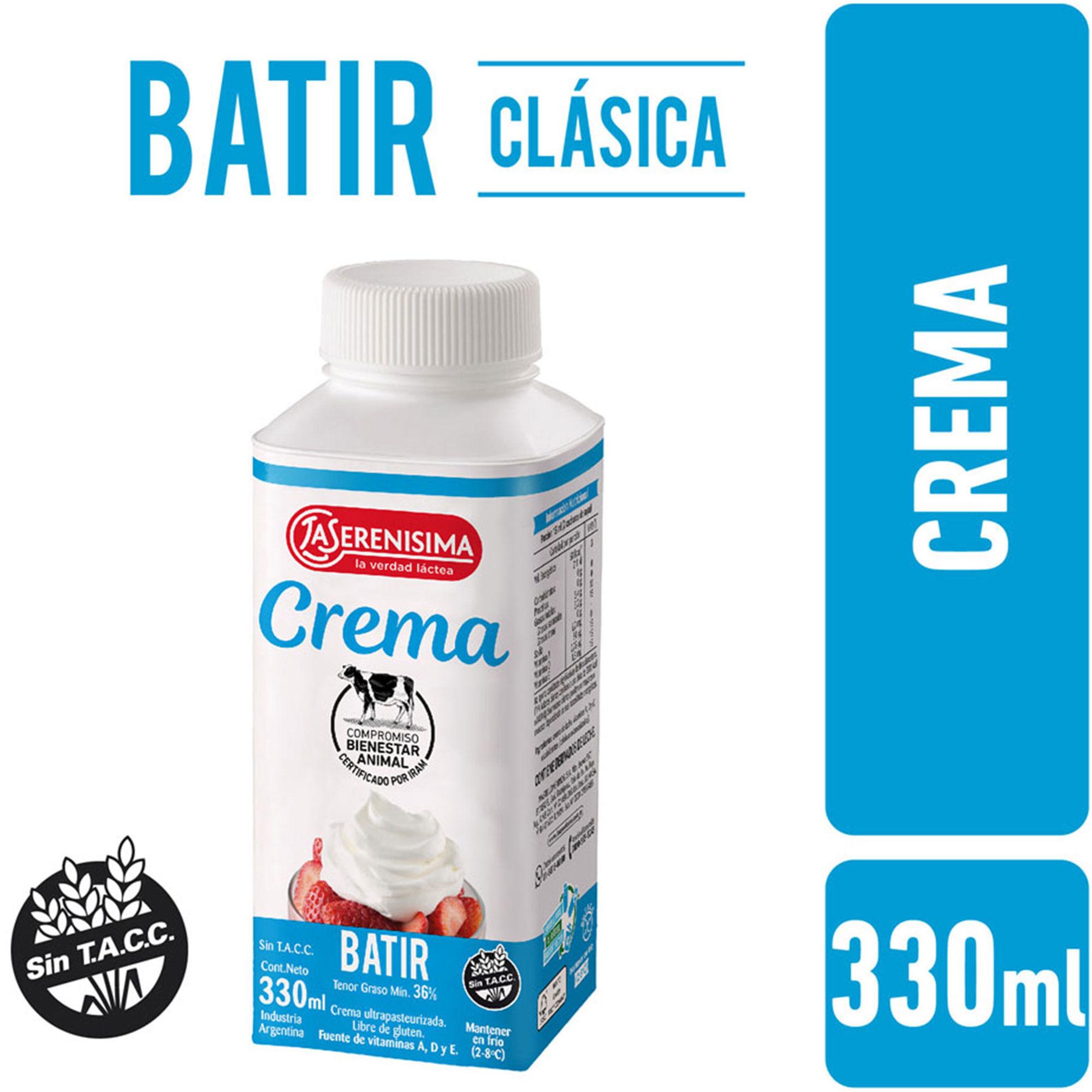 CREMA LA SERENISIMA TETRA TOP x 330ml