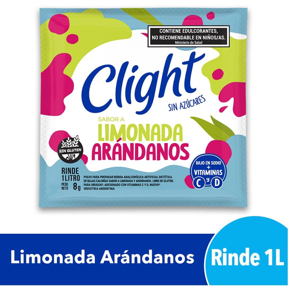 JUGO POLVO CLIGHT LIMONADA ARANDANOS XU