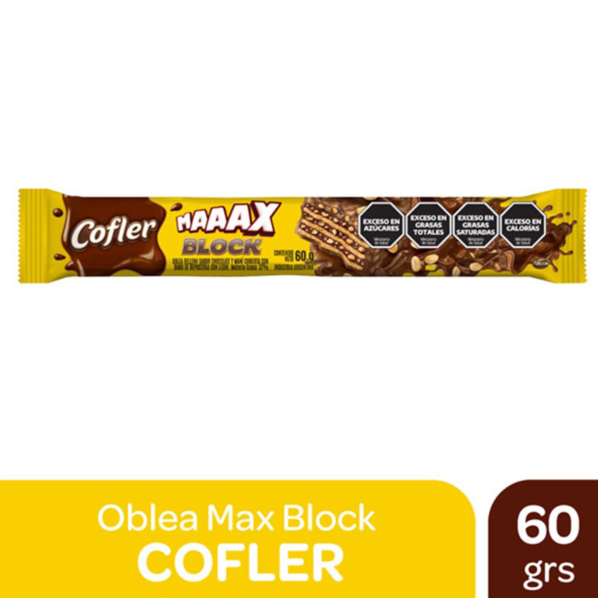 OBLEA COFLER BLOCK MAX x 60g