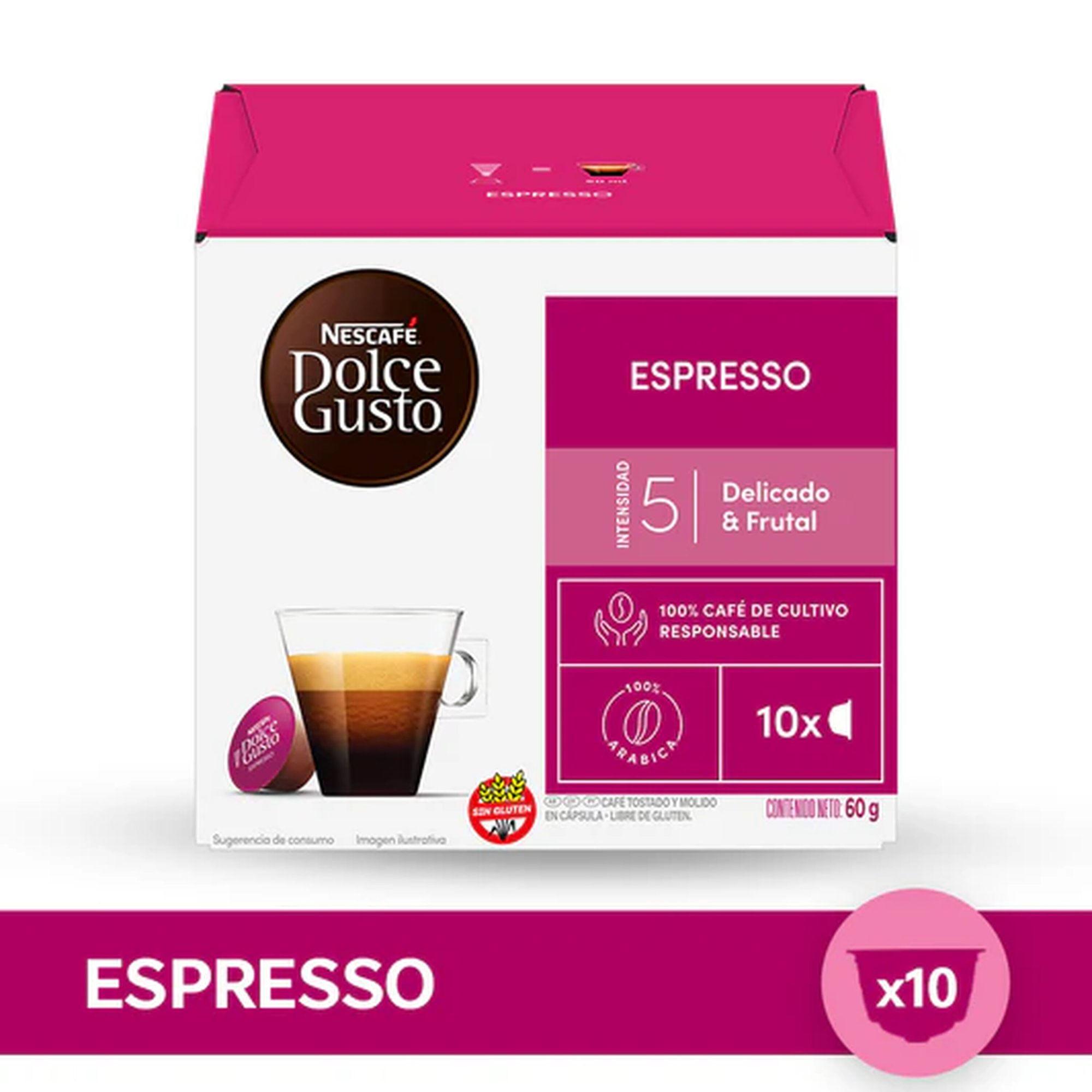 CAPSULAS DOLCE GUSTO ESPRESSO 10cap 60gr