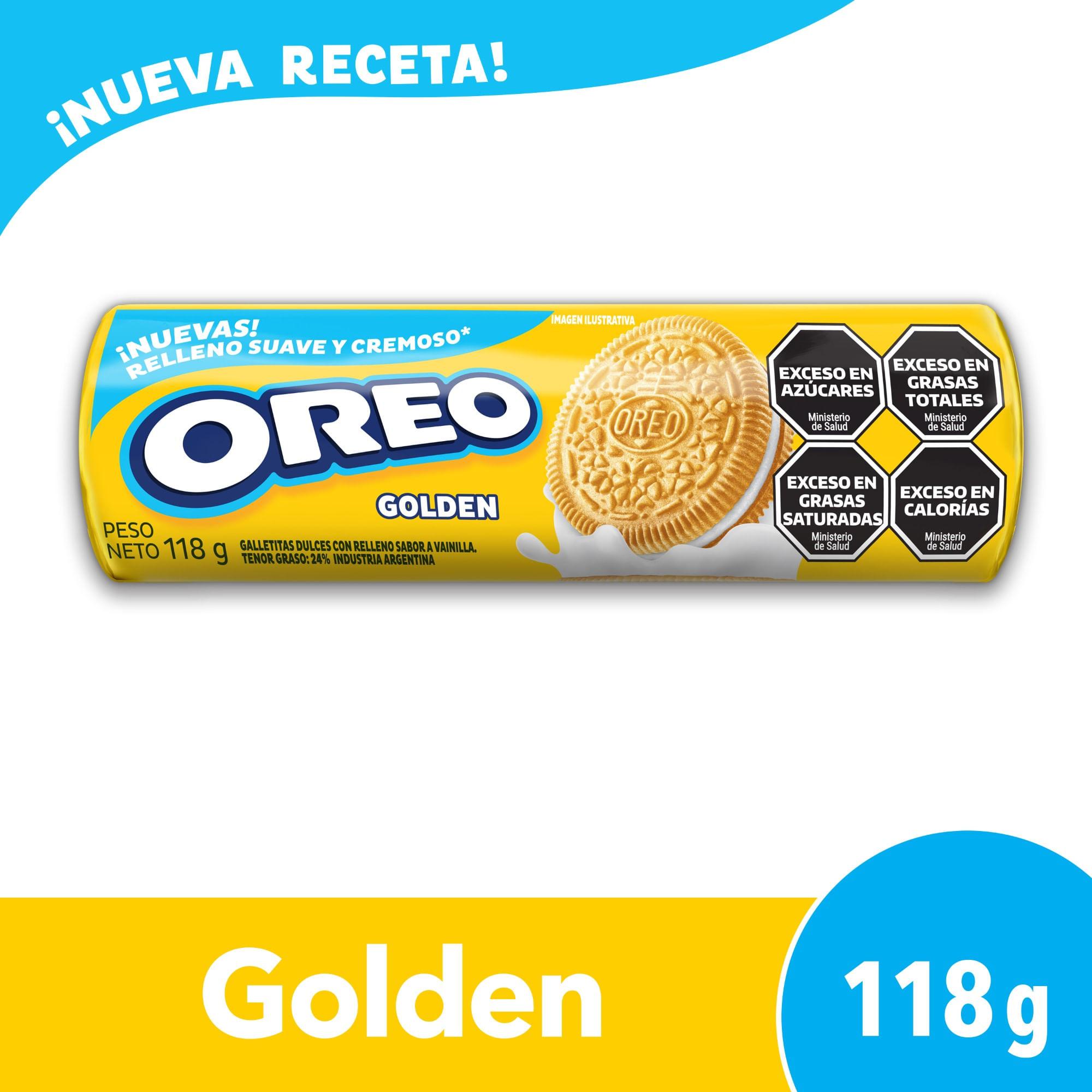 GALLETITAS OREO GOLDEN x 118grs
