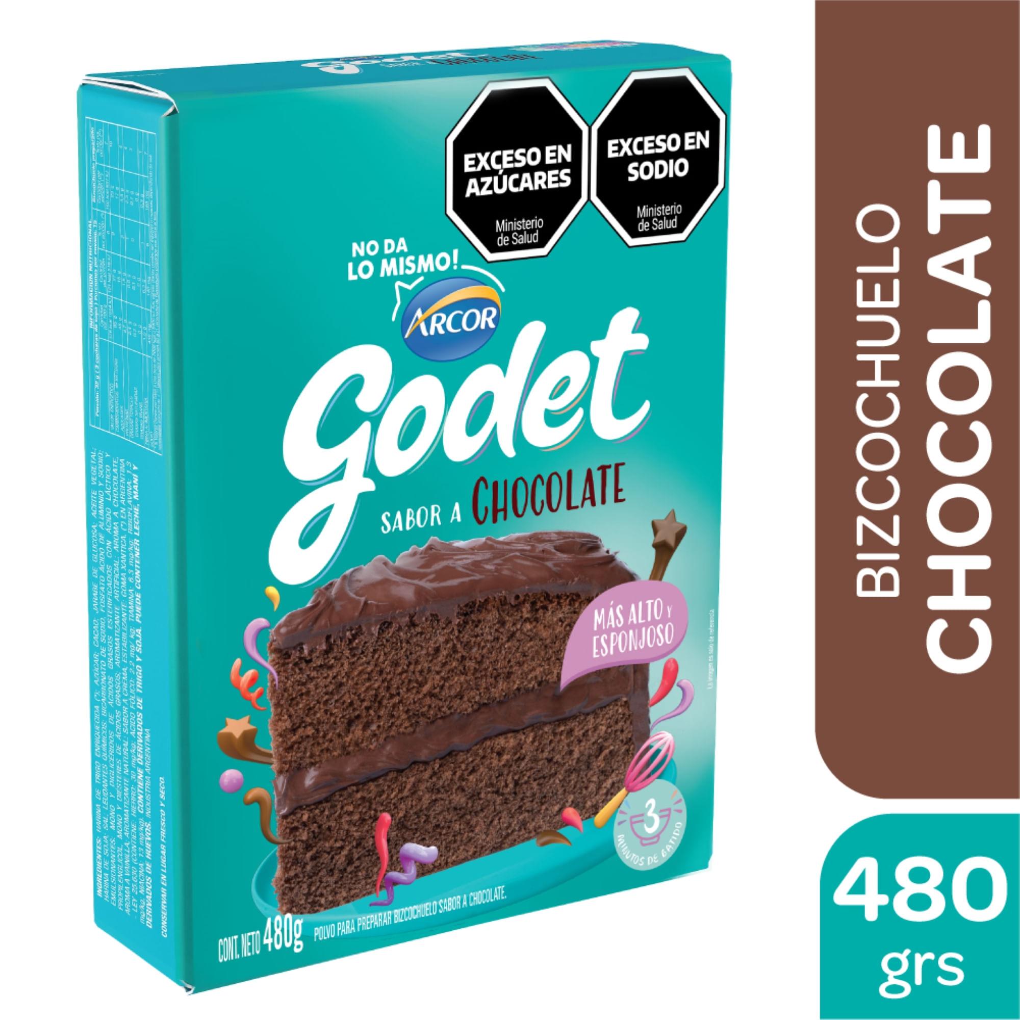 BIZCOCHUELO CHOCOLATE GODET x 480g