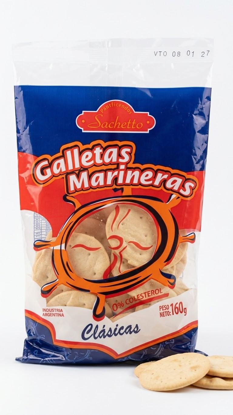 GALLETAS MARINERAS SACHETTO x 160gr
