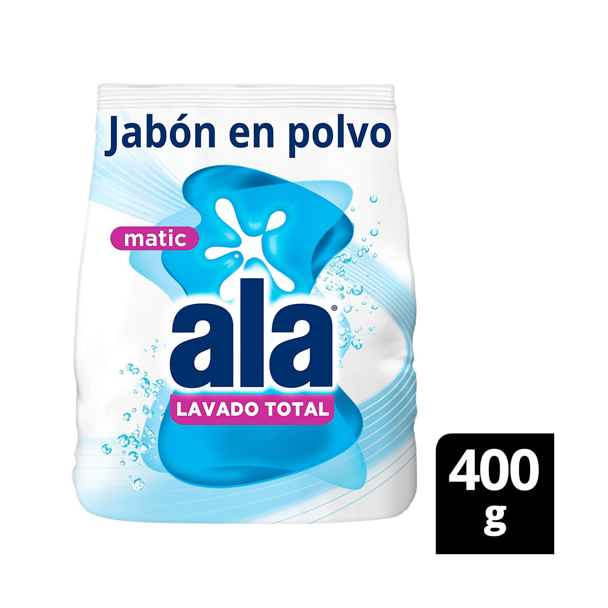 JABON EN POLVO MATIC ECOLAVADO ALA x400grs