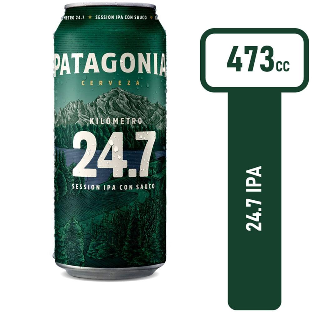 CERVEZA PATAGONIA IPA SAUCO LATA 24.7 x473ml