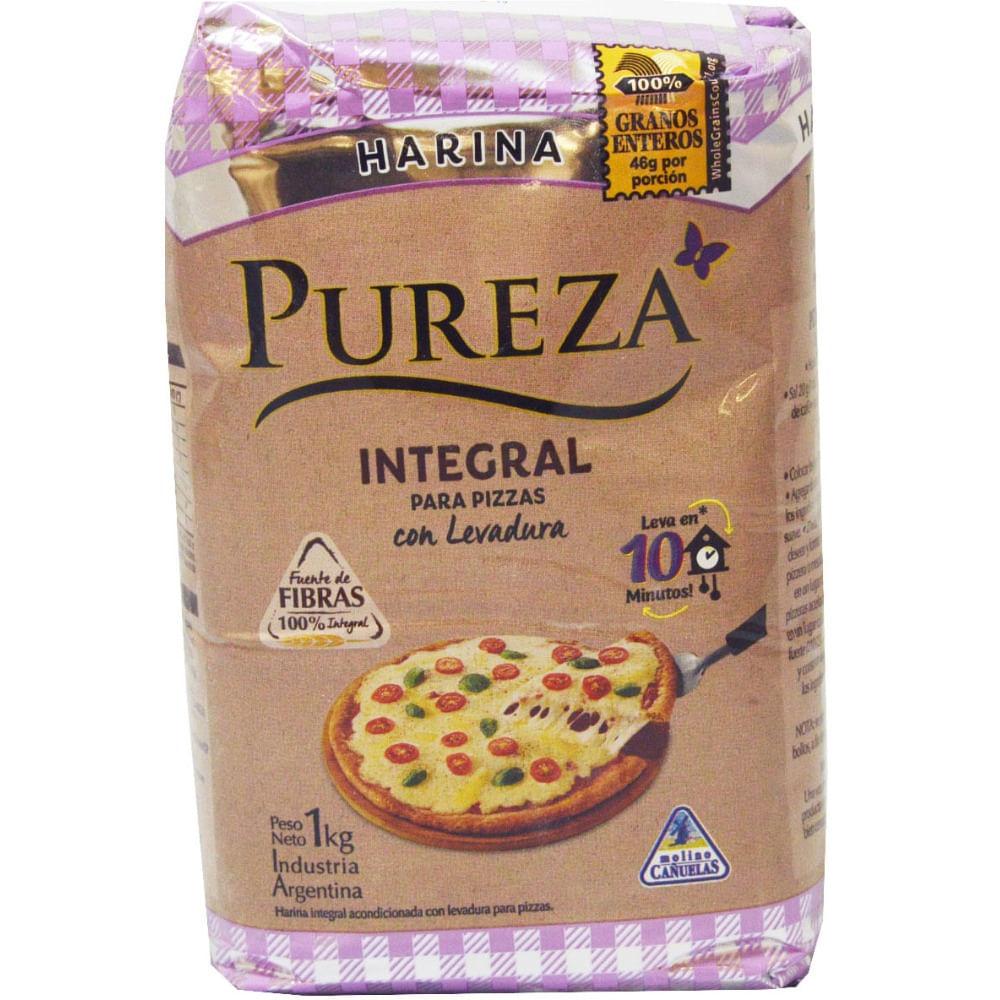 HARINA INTEGRAL p/PIZZAS PUREZA x1kg