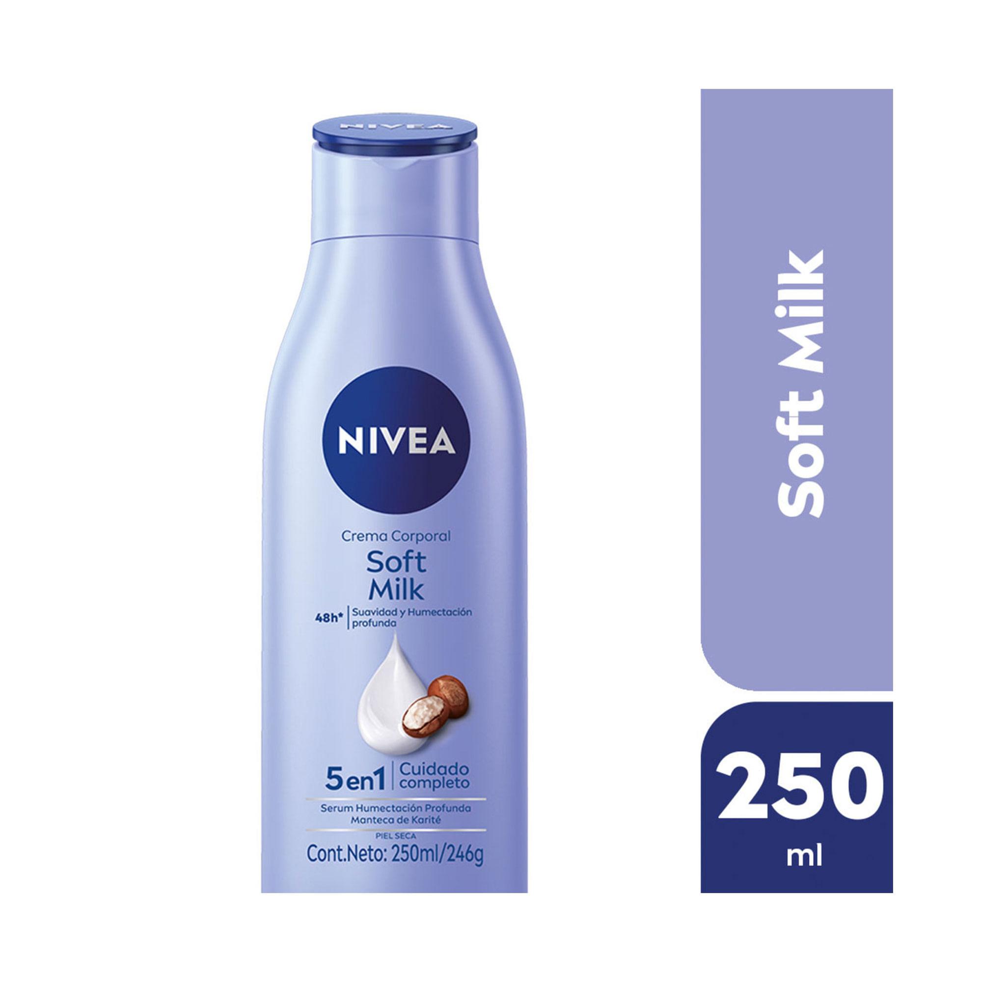 CREMA CORPORAL 5EN1 SOFT MILK NIVEA x 250ml