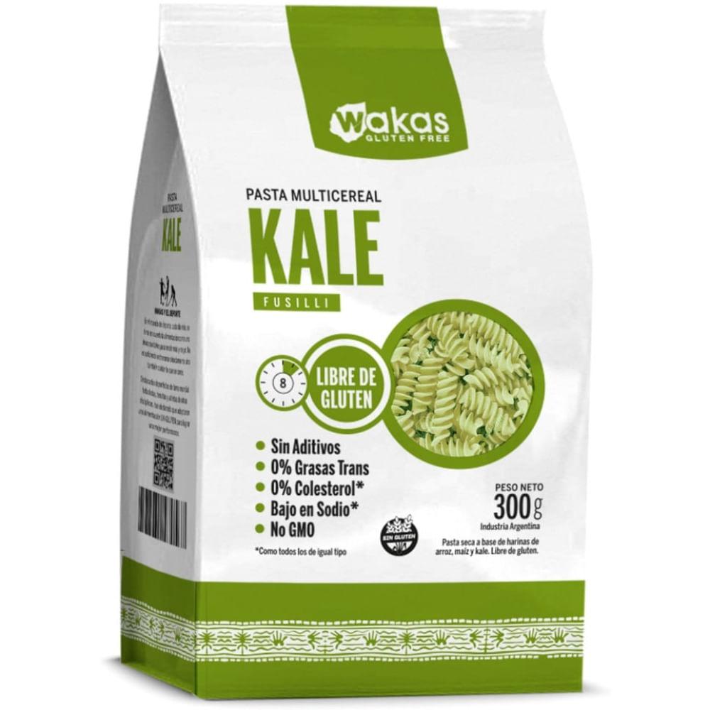 FIDEOS KALE LIBRE DE GLUTEN WAKAS X300GRS