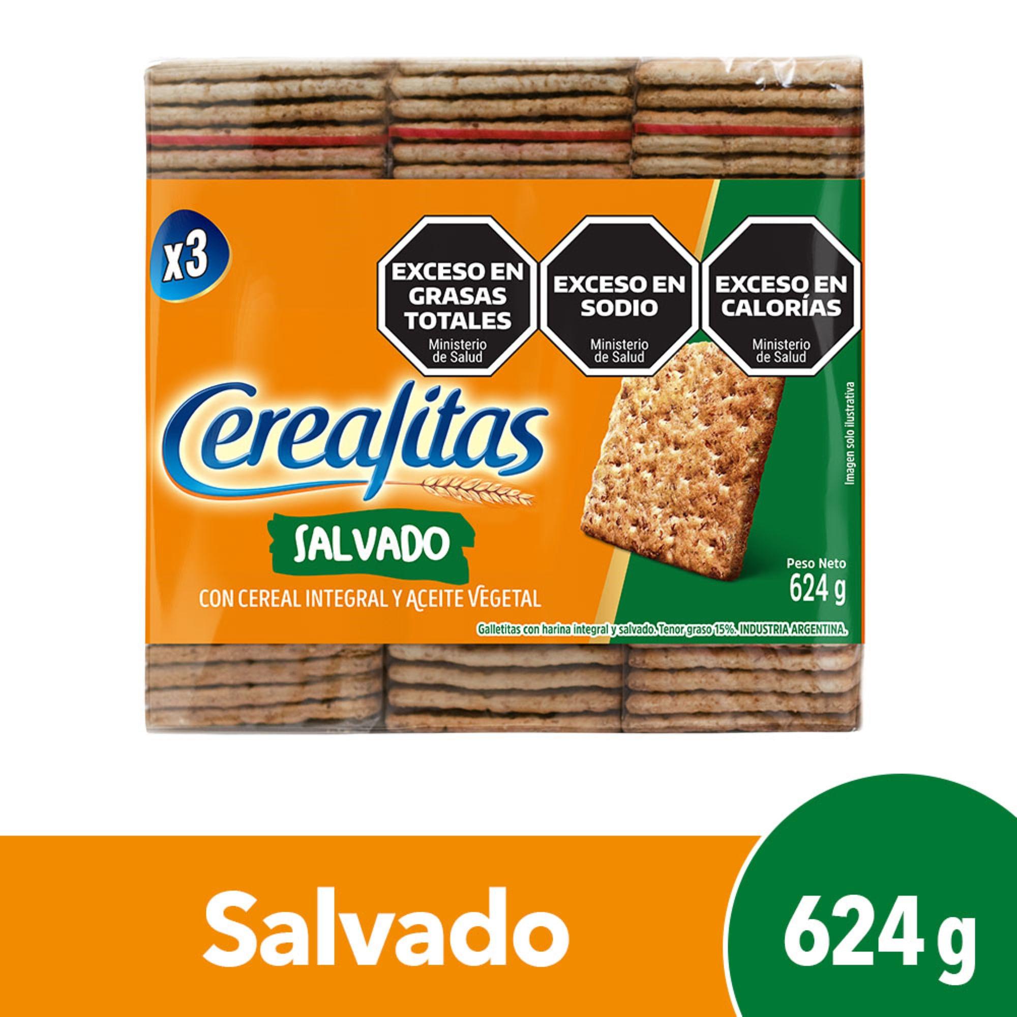 GALLETITAS SALVADO CEREALITAS x624grs