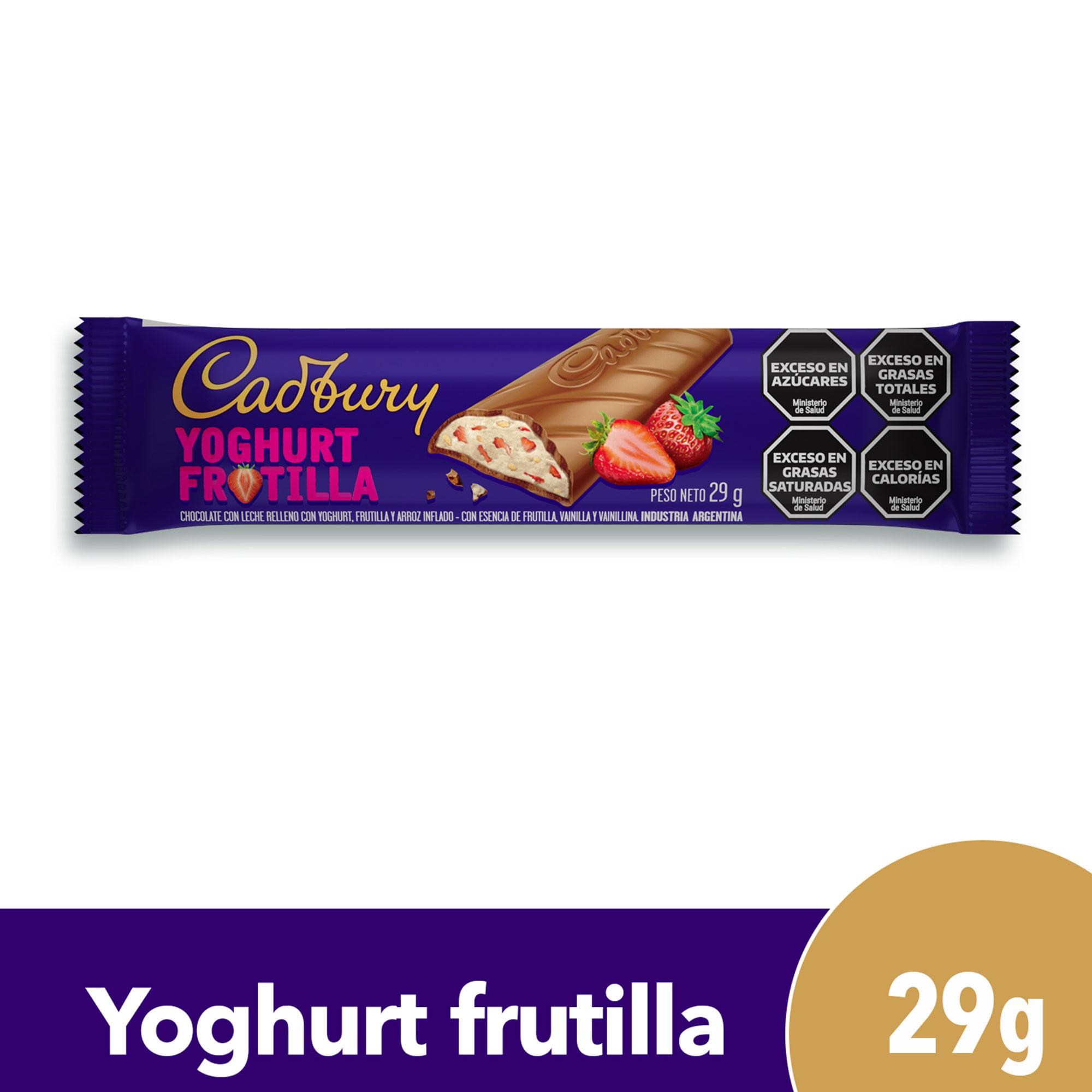 CHOCOLATE CADBURY YOGHURT FRUTILLA x 29g
