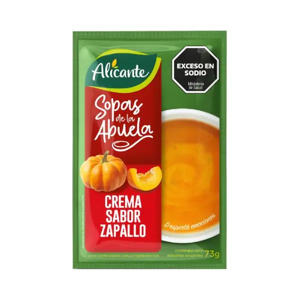 SOPA CREMA DE ZAPALLO 73g ALICANTE