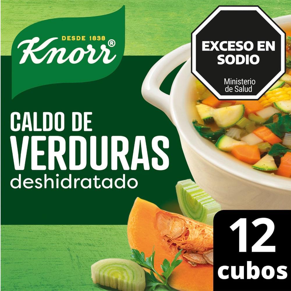 CALDO DE VERDURAS KNORR x 12u