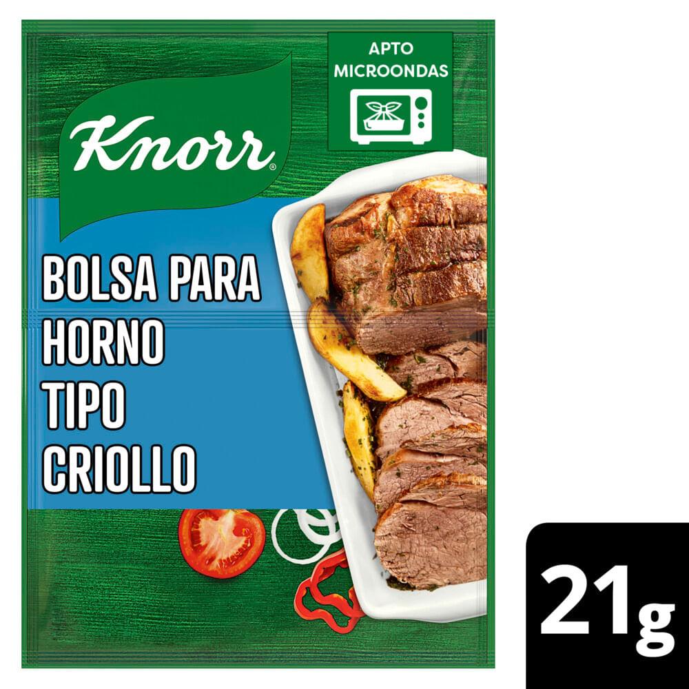 BOLSA HORNO KNORR SABOR TIPO CRIOLLO x 21g
