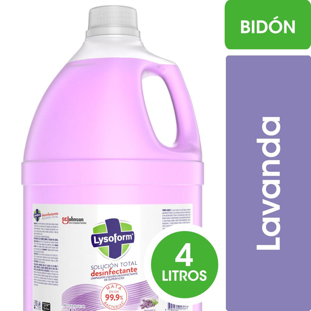 LIMPIADOR LIQUIDO LAVANDA LYSOFORM x4lts