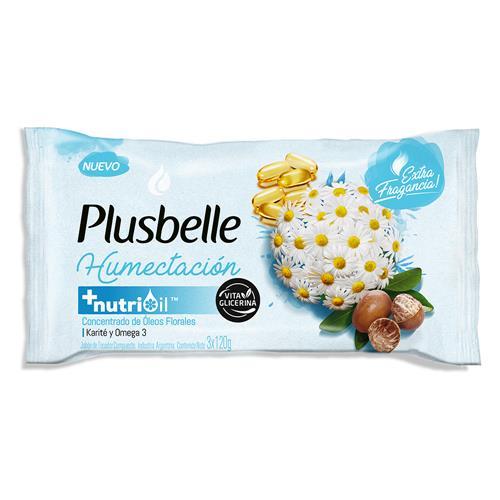 JABON TOCADOR PLUSBELLE 3x120grs