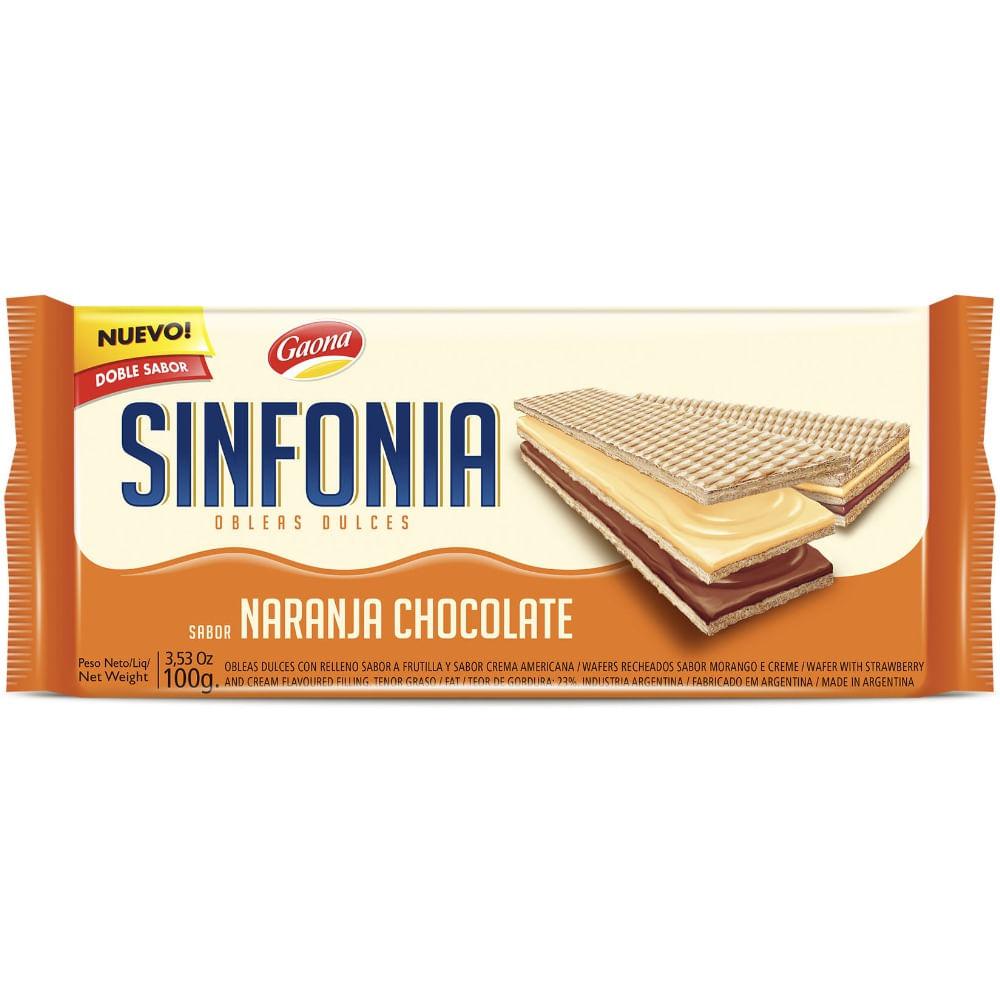 GALLETITAS NARANJA Y CHOCOLATE SINFONIA x 100g