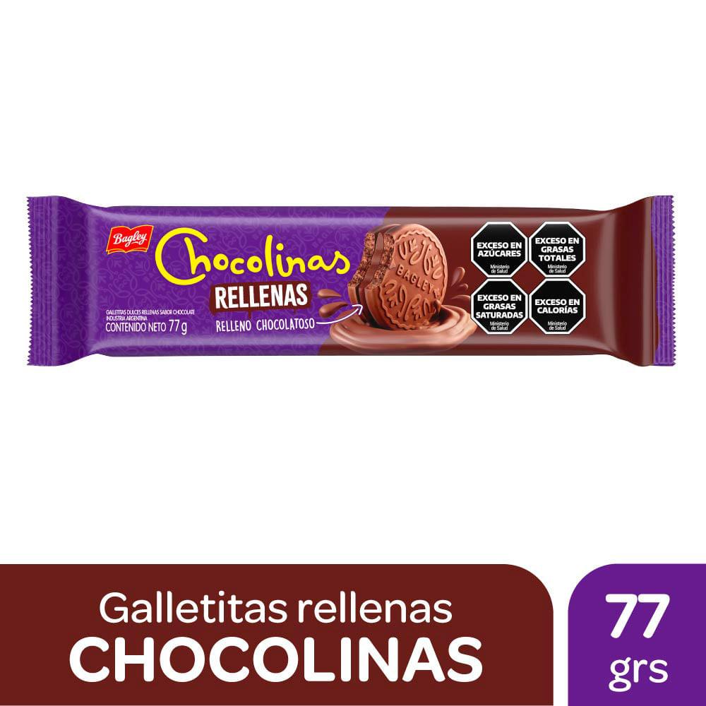 GALLETITAS CHOCOLINAS RELL C/CHOC 77gr