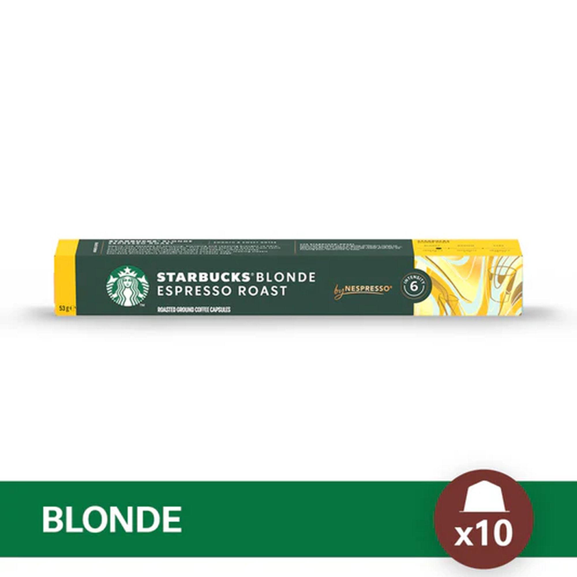 CAPSULAS CAFE STARBUCKS BLONDE ESPRESSO x 10u