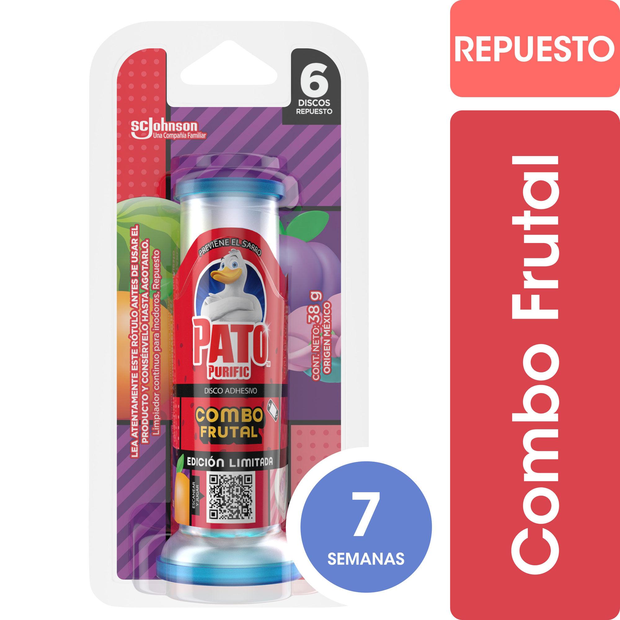 PATO DISCO ADHESIVO TROPICAL REP x 38grs