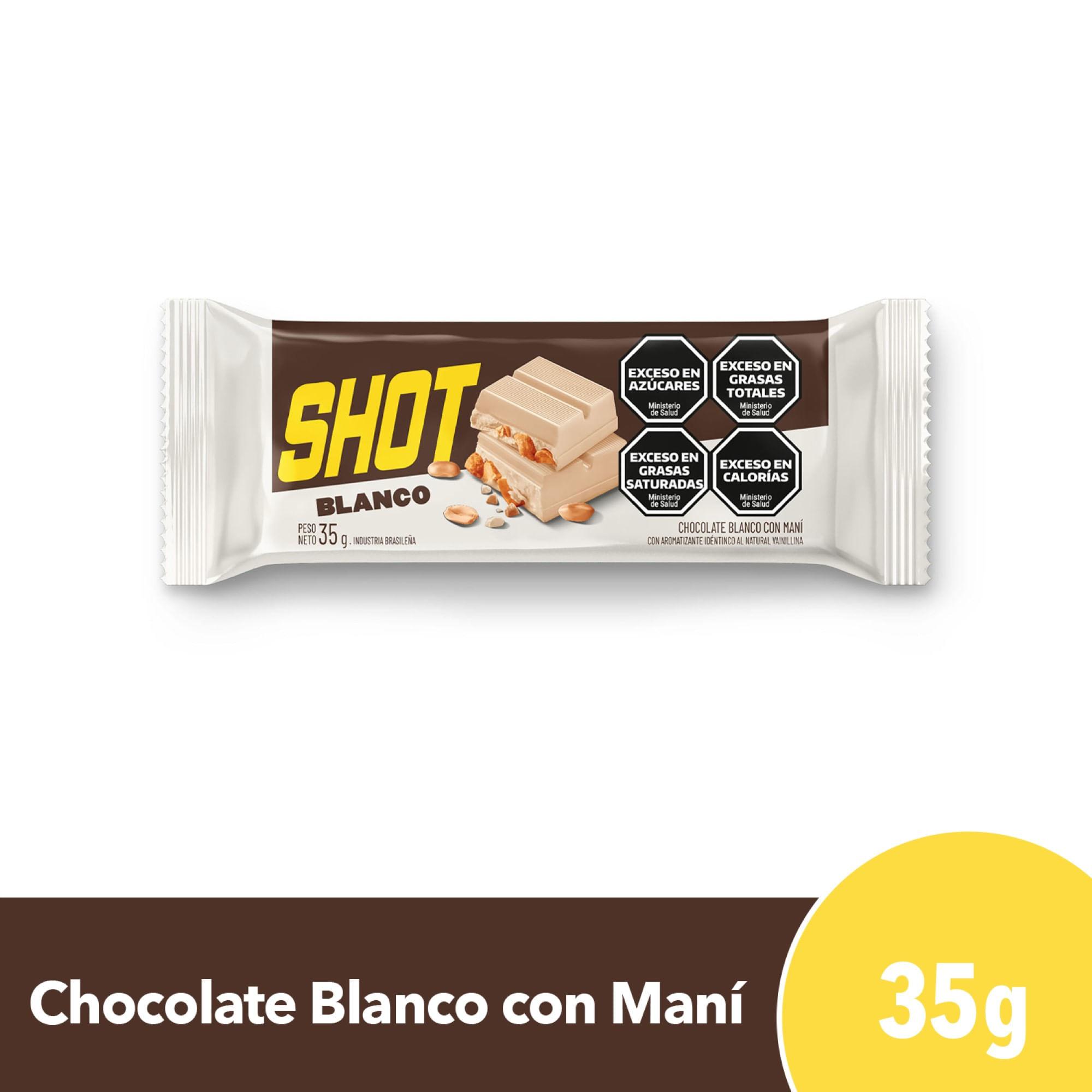 CHOCOLATE BLANCO SHOT x35grs