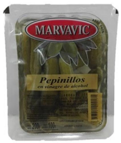 PEPINILLOS EN FRASCO MARVAVIC x 330g