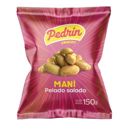MANI PELADO SALADO PEDRIN x 150g