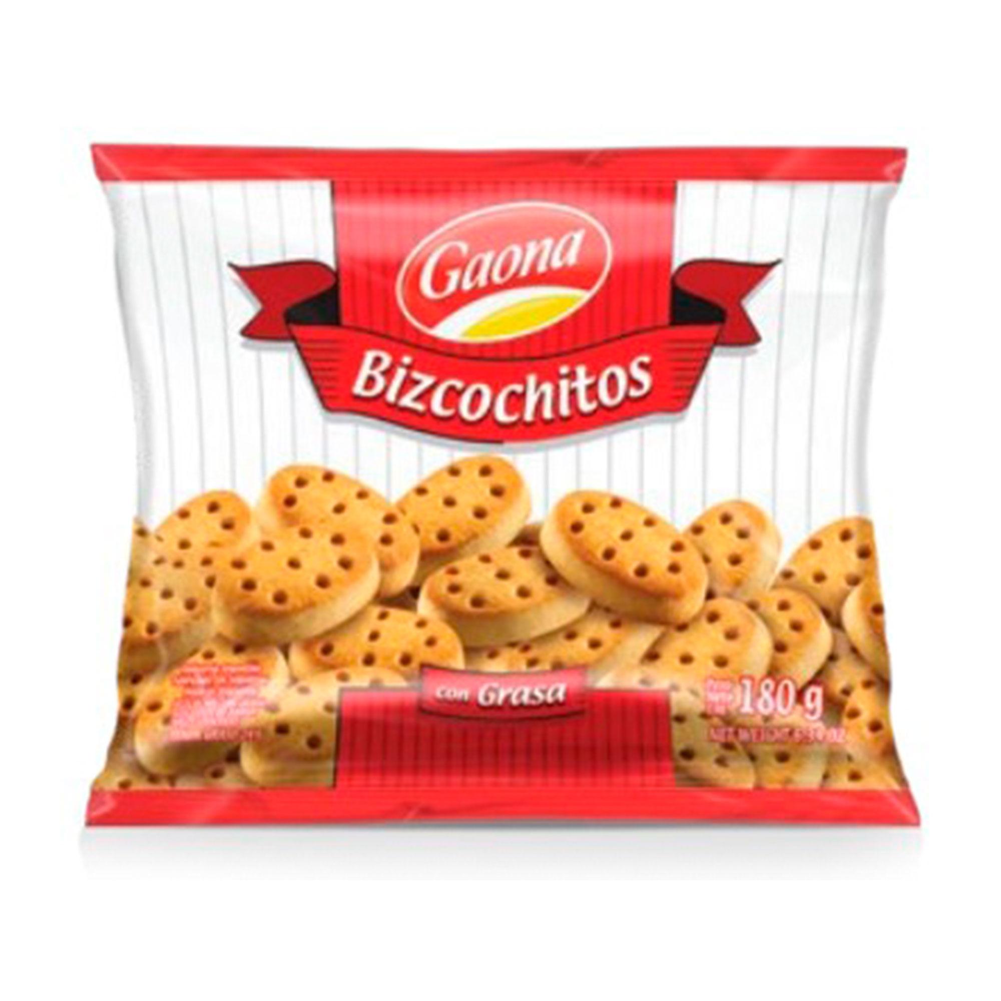 BIZCOCHITOS SALADOS GAONA x 180g