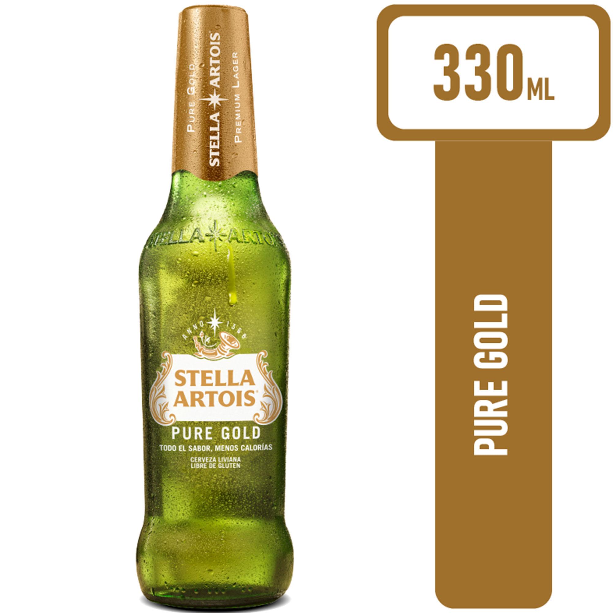 CERVEZA PURE GOLD STELLA ARTOIS 330cm