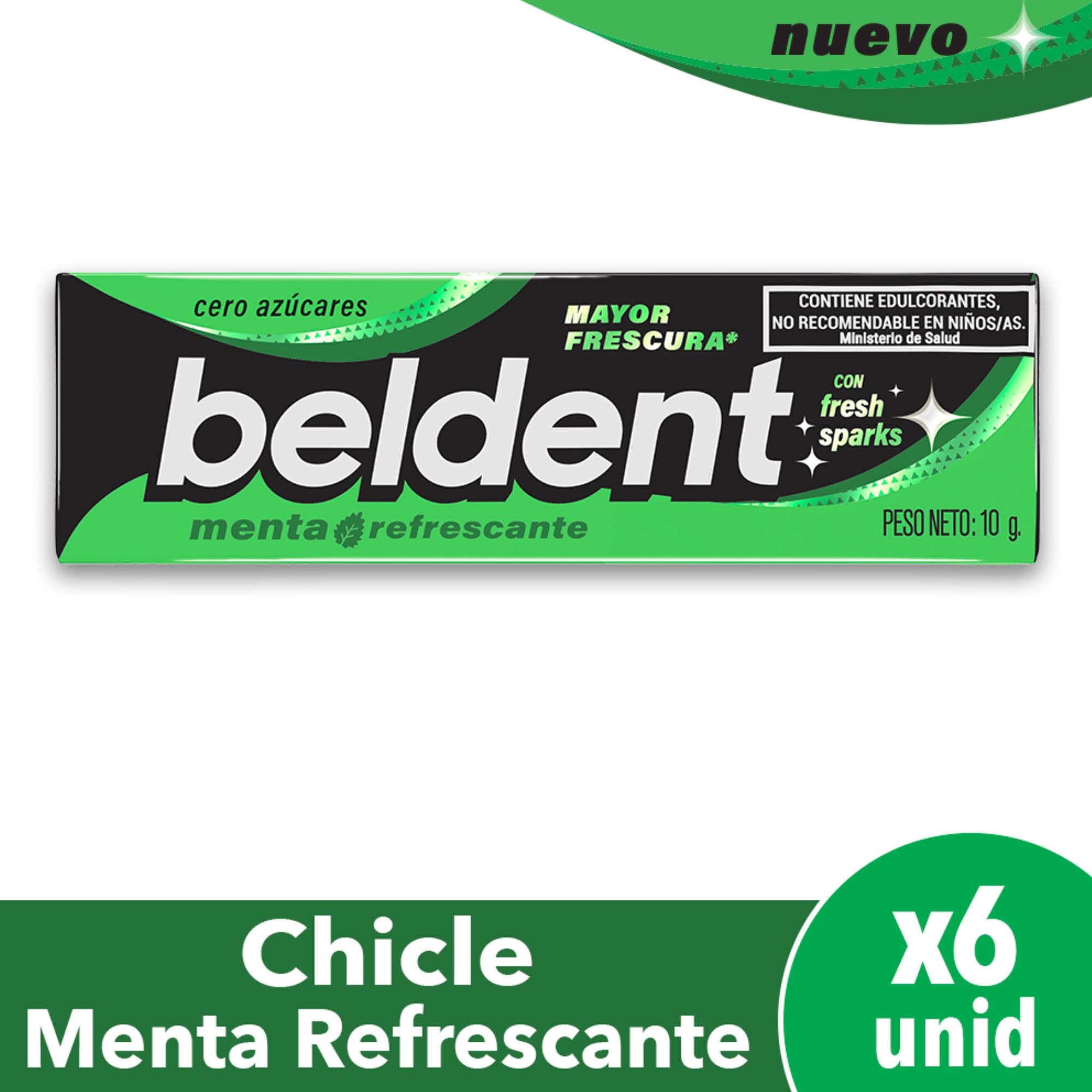 CHICLE BELDENT MENTA x 10g