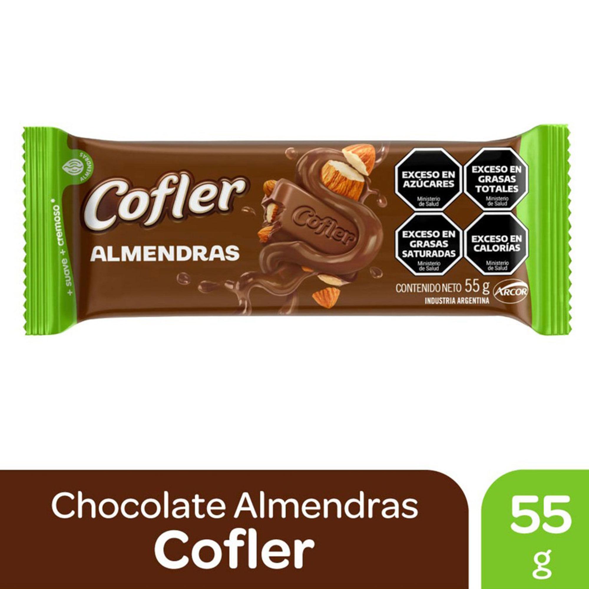 COFLER CHOC C/ALMENDRAS x 55g