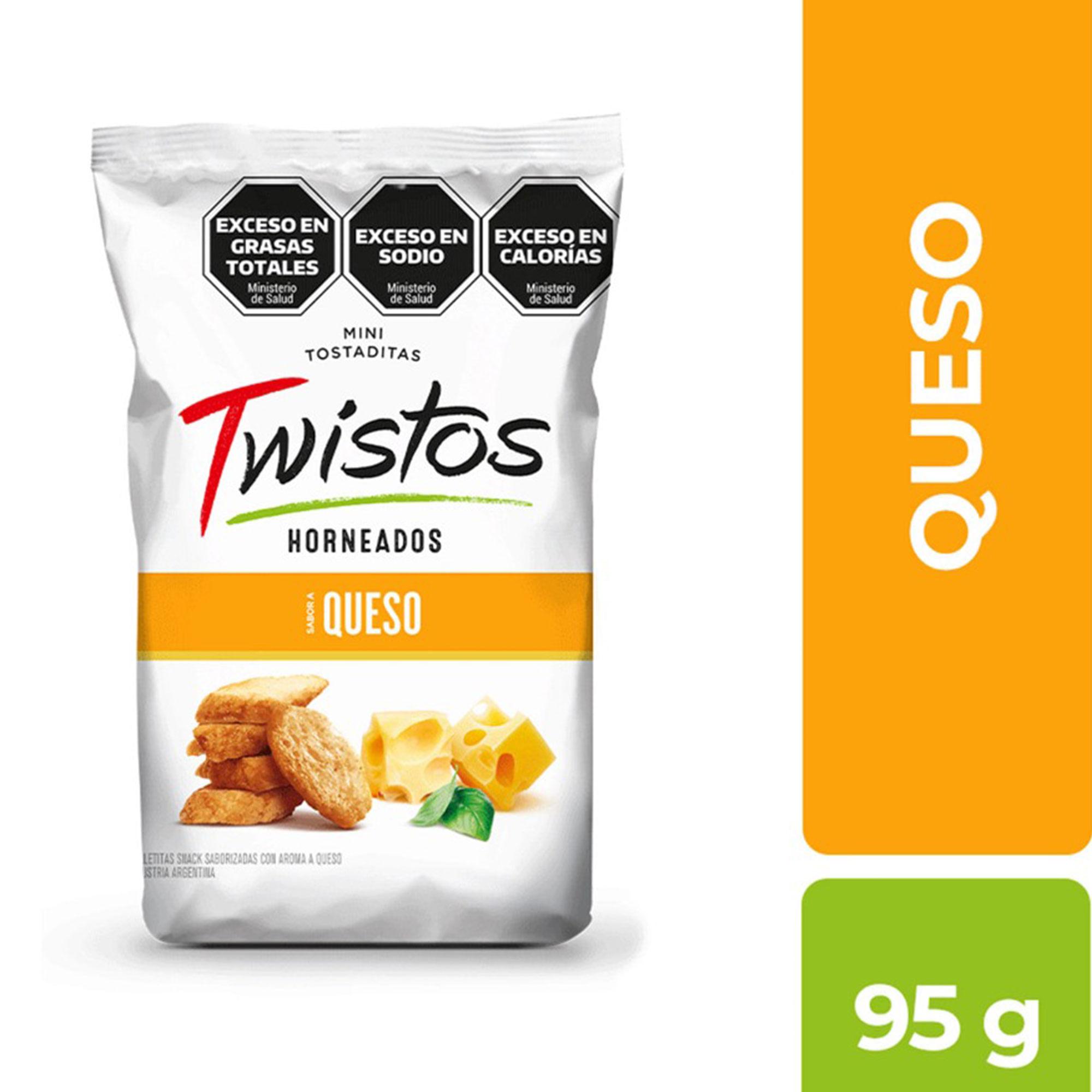 TWISTOS MINITOSTADITAS QUESO x 95g