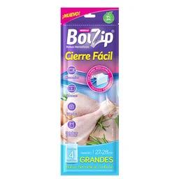 BOLSA CIERRE FACIL MEDIANA BOLZIP x 6u