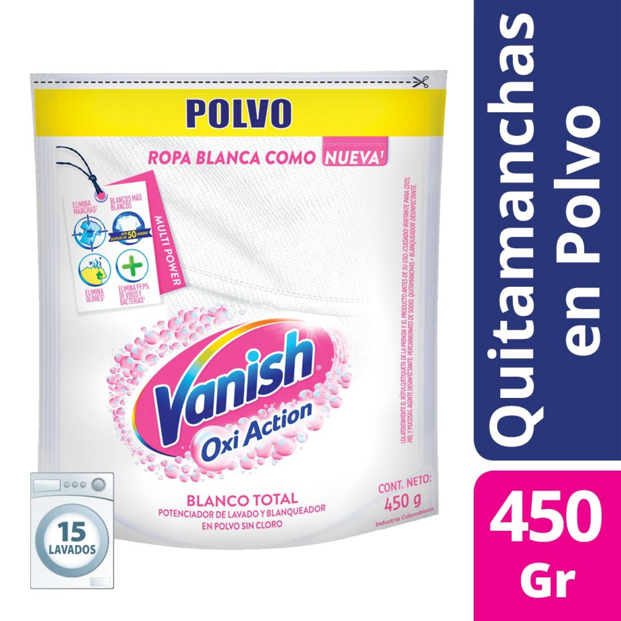 QUITAMANCHAS VANISH POLV BLANCO DP x450grs