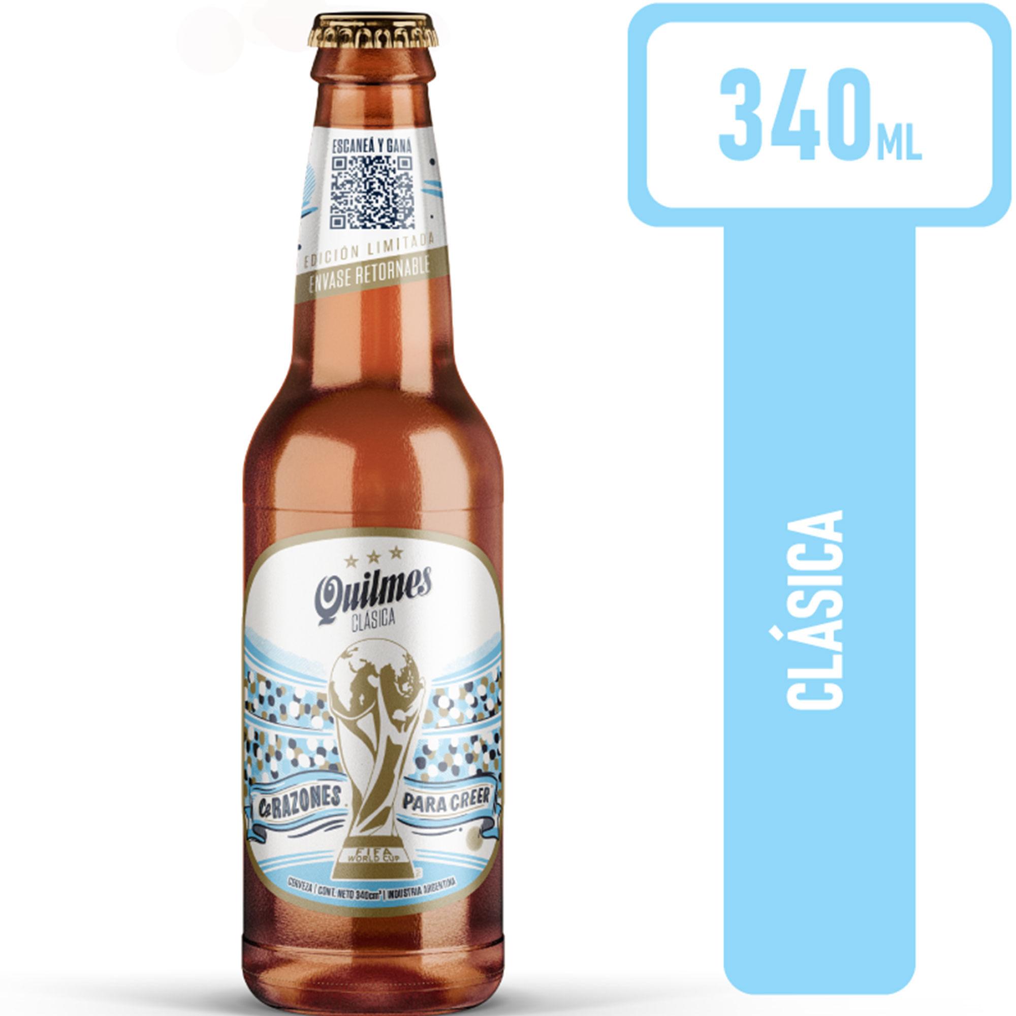 CERVEZA QUILMES RET x 340cm3