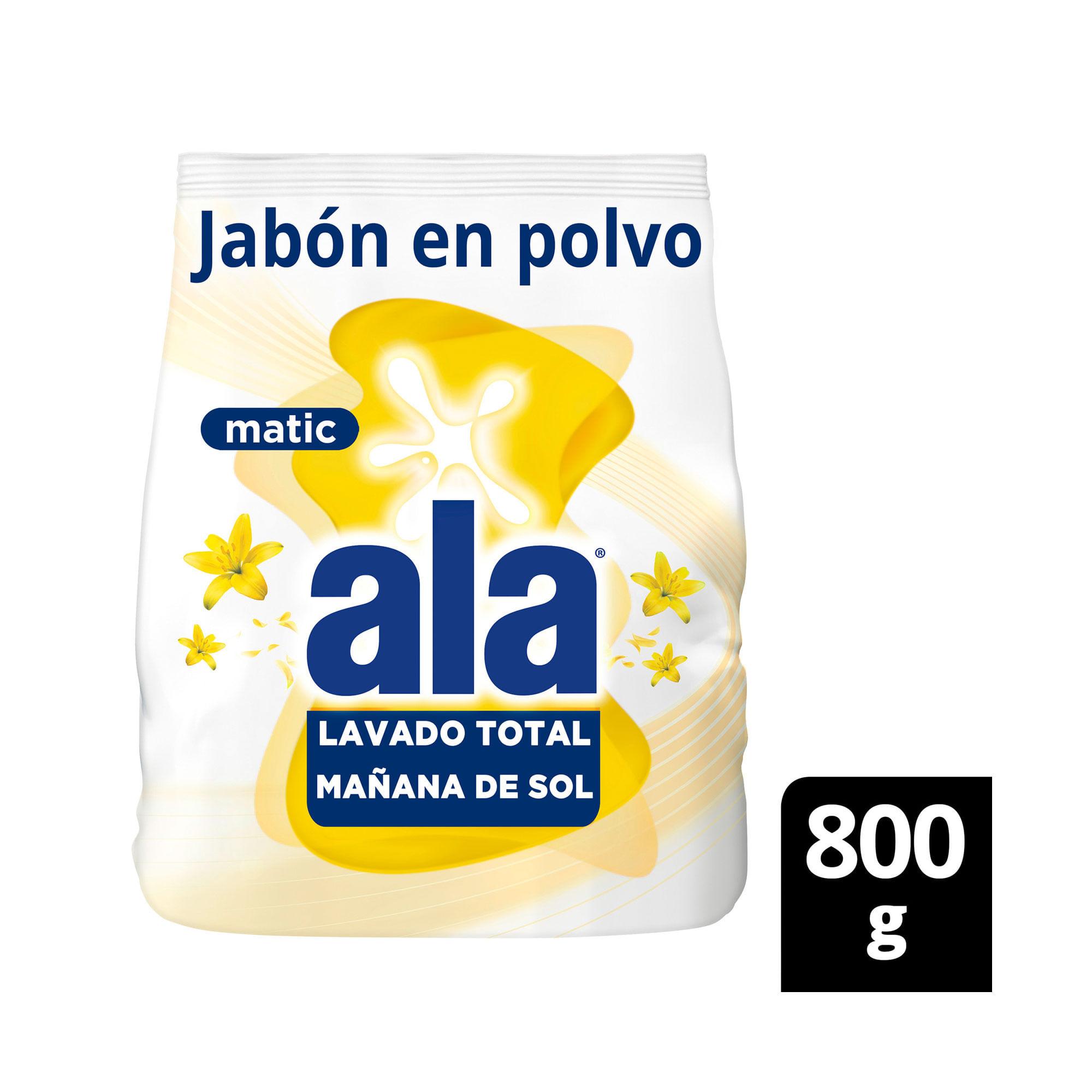 JABON EN POLVO SOL MATIC ALA x800grs