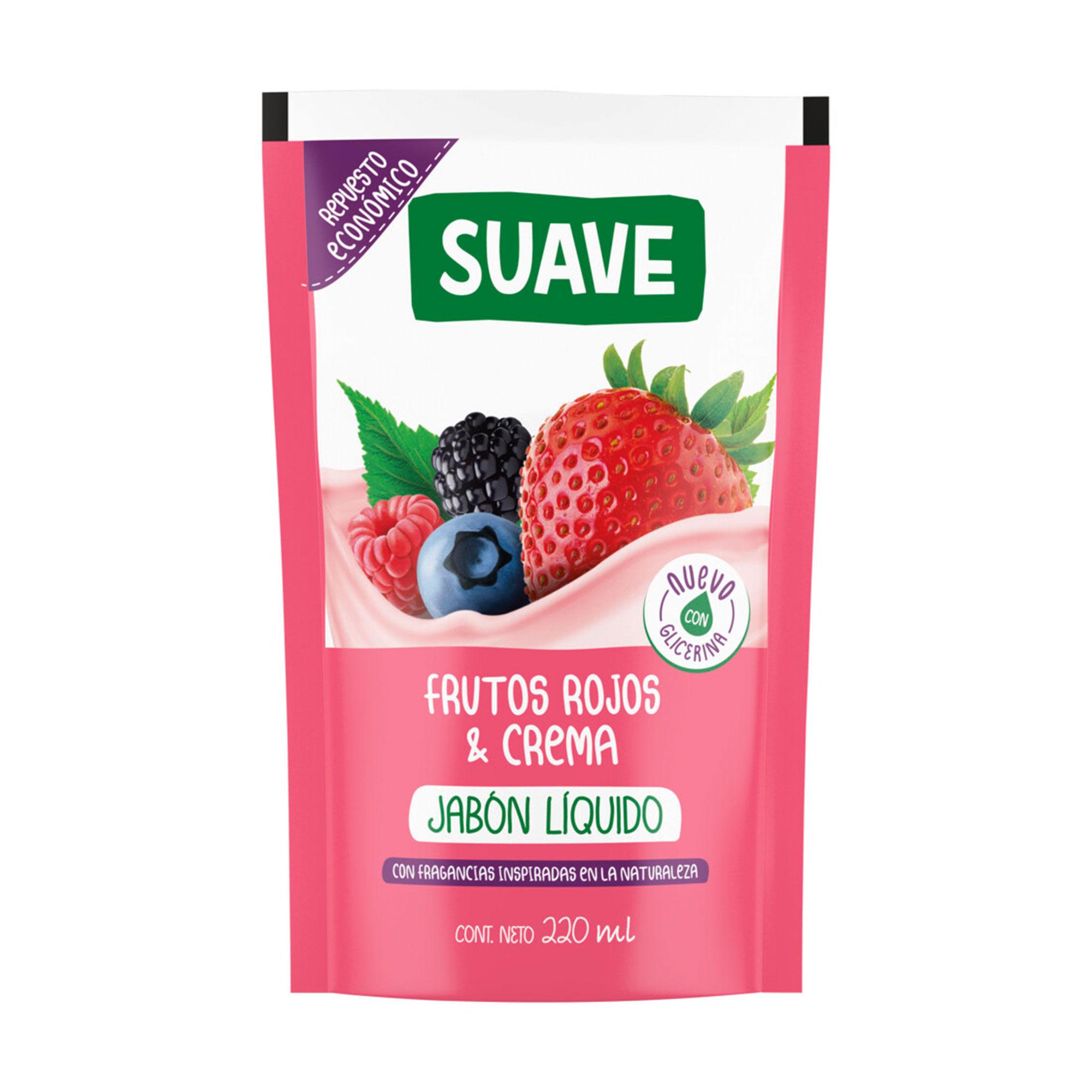 JABON LIQUIDO FRUTOS ROJOS SUAVE x 220ml