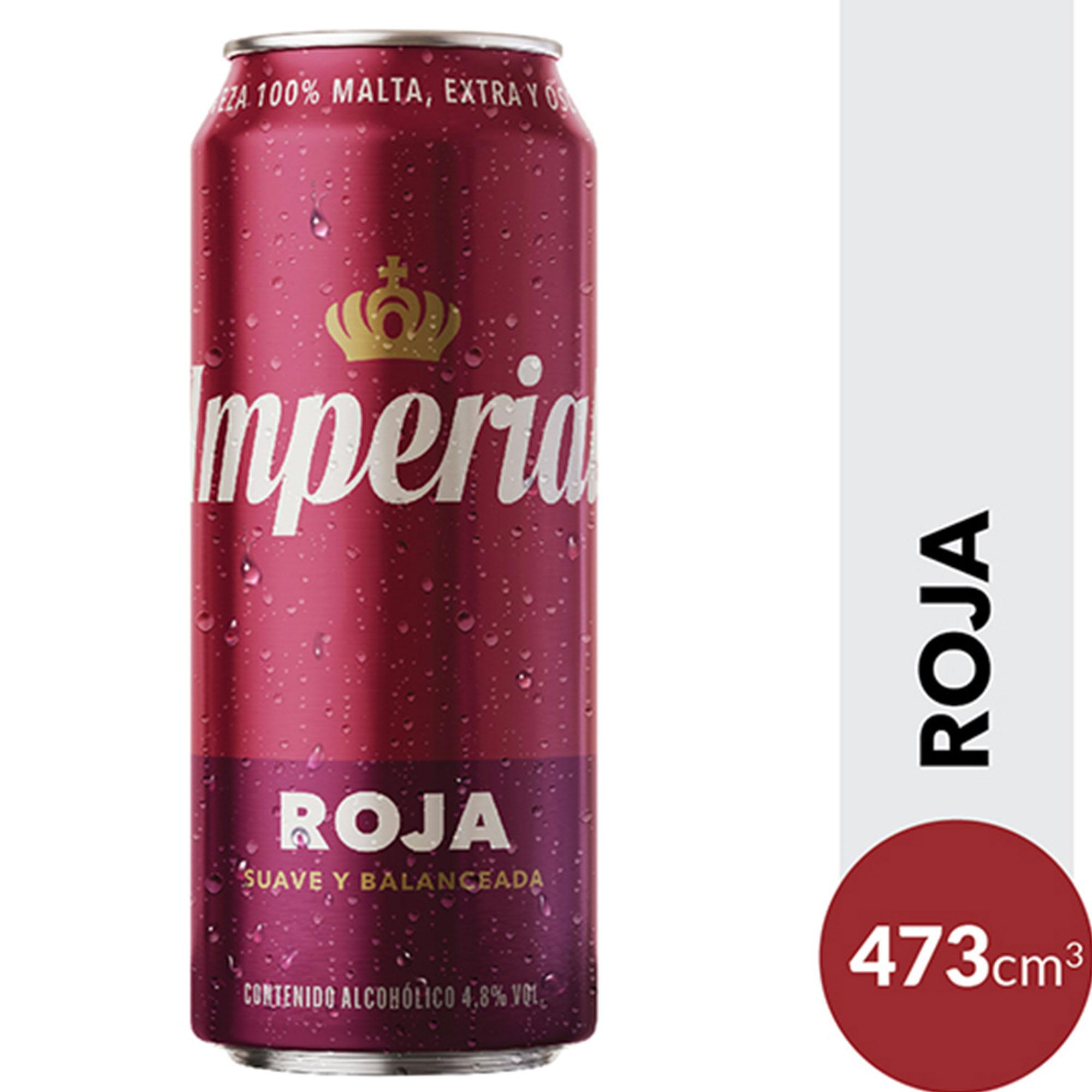 CERVEZA IMPERIAL ROJA x 473ml