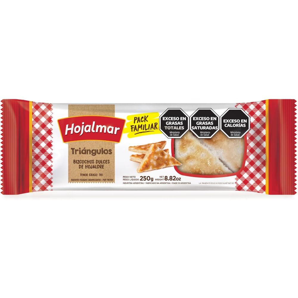 GALLETITAS HOJALMAR TRIANGULO x 250 g