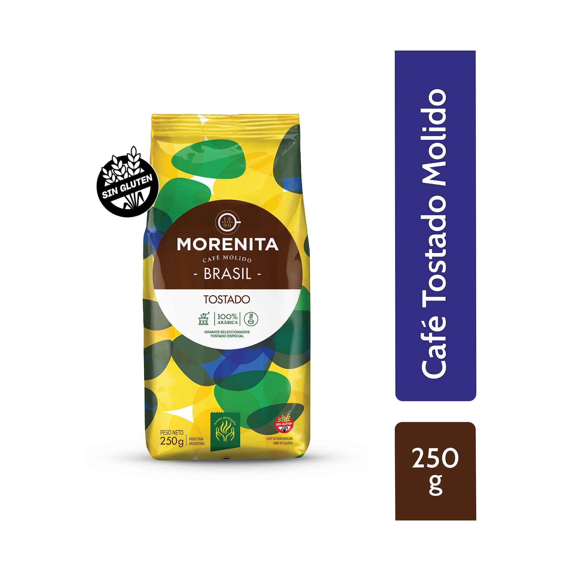 CAFE MOL BRASIL TOSTADO 250gr LA MORENITA