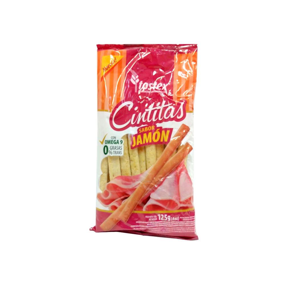 CINTITAS CROCANTES JAMON TOSTEX X 125G
