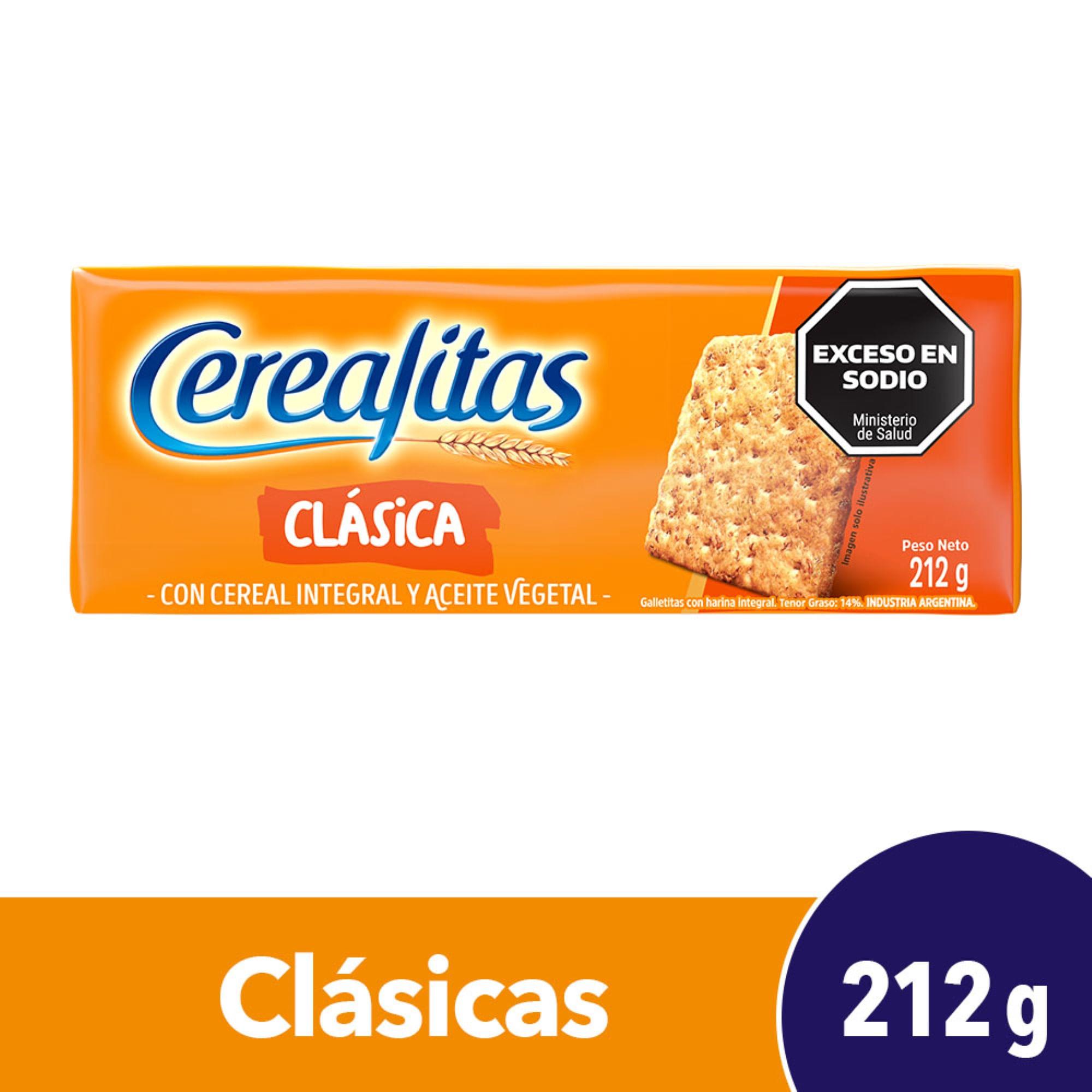 GALLETITAS CEREALITAS CLASICAS x 212g