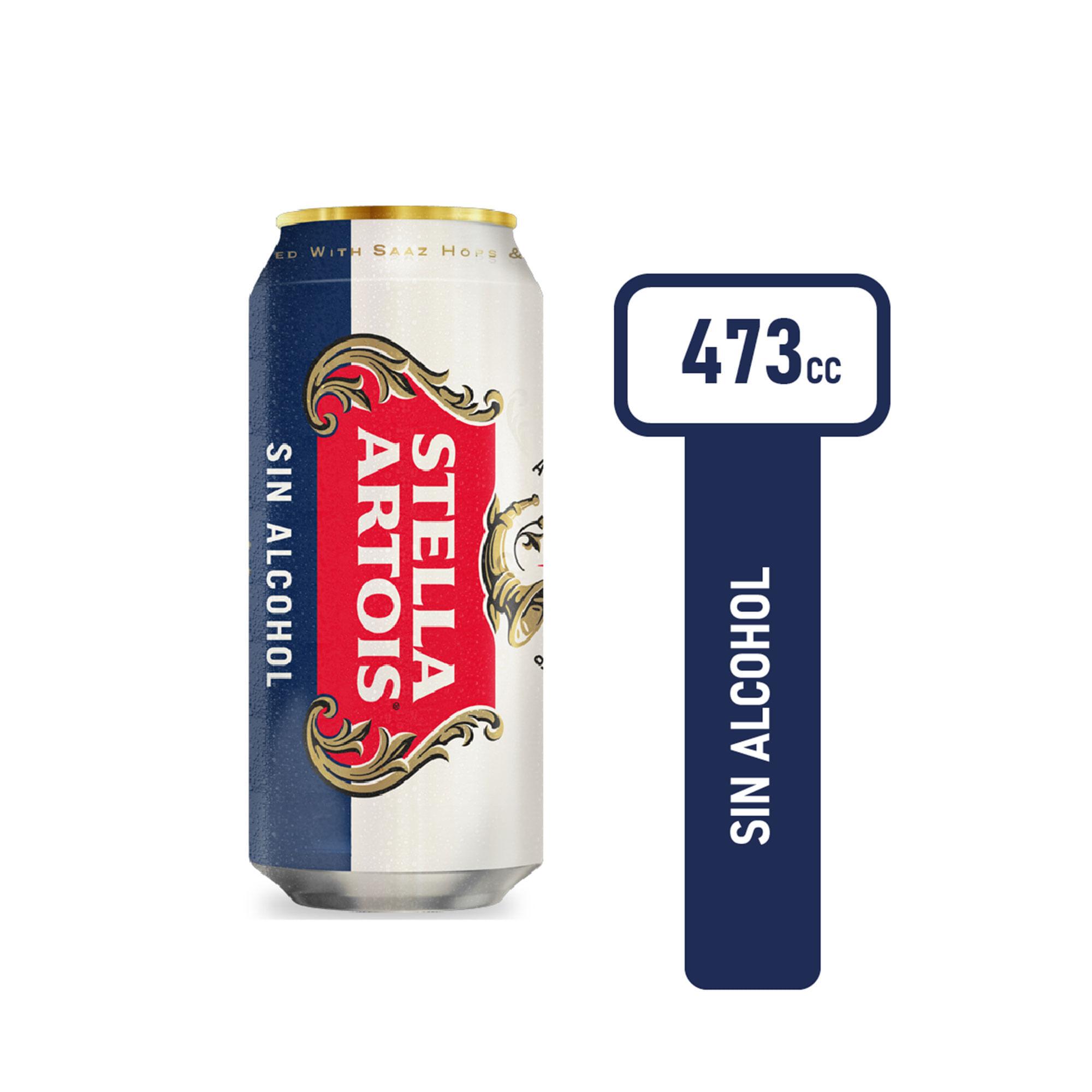 CERVEZA STELLA ARTOIS 0% ALCOHOL x 473ml