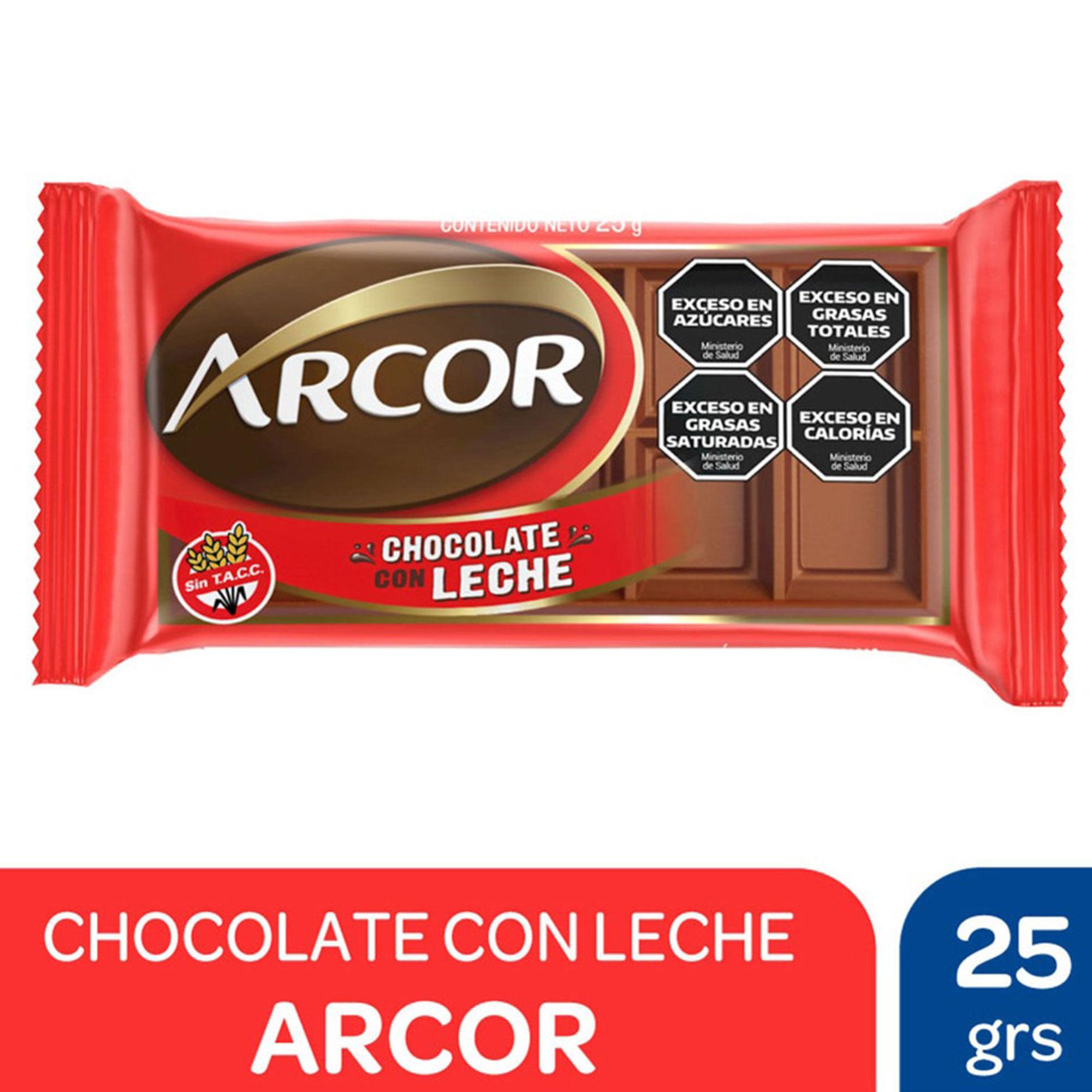 CHOCOLATE CELOFAN NEGRO ARCOR x 25g