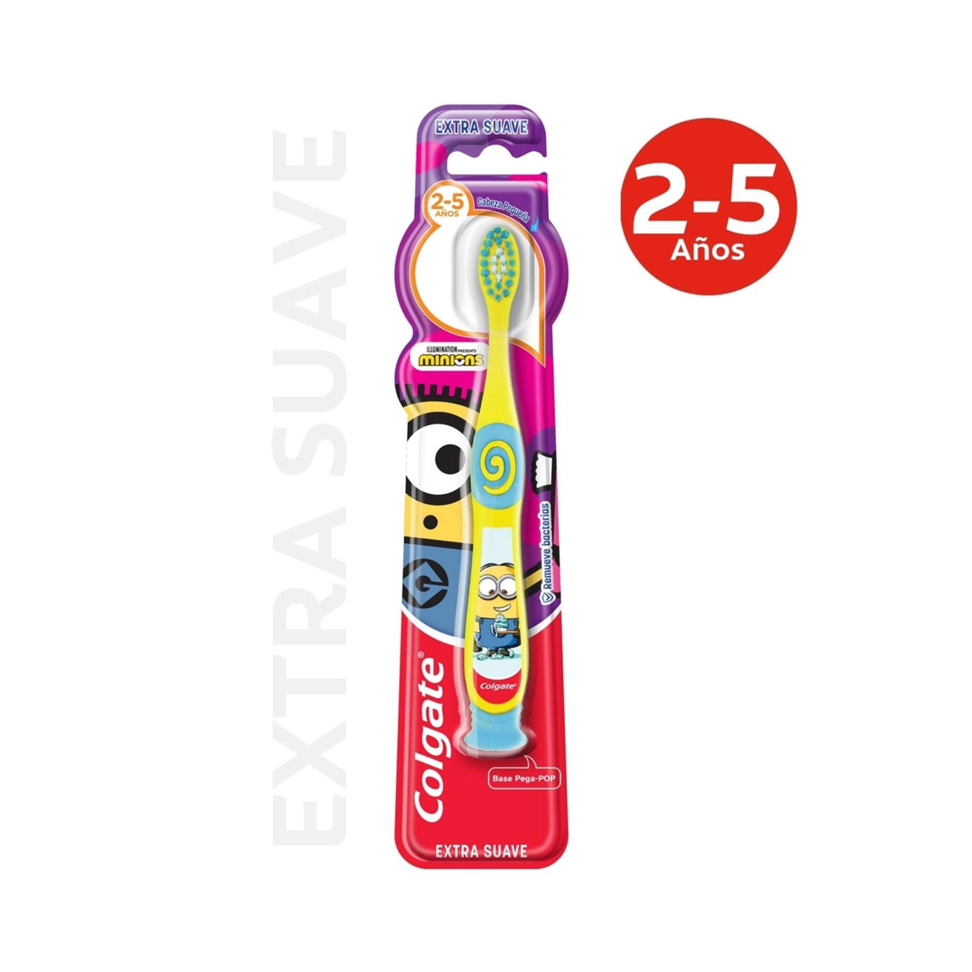 CEPILLO DENTAL COLGATE SMILES 2-5 AÑOS MINIONS/BARBI